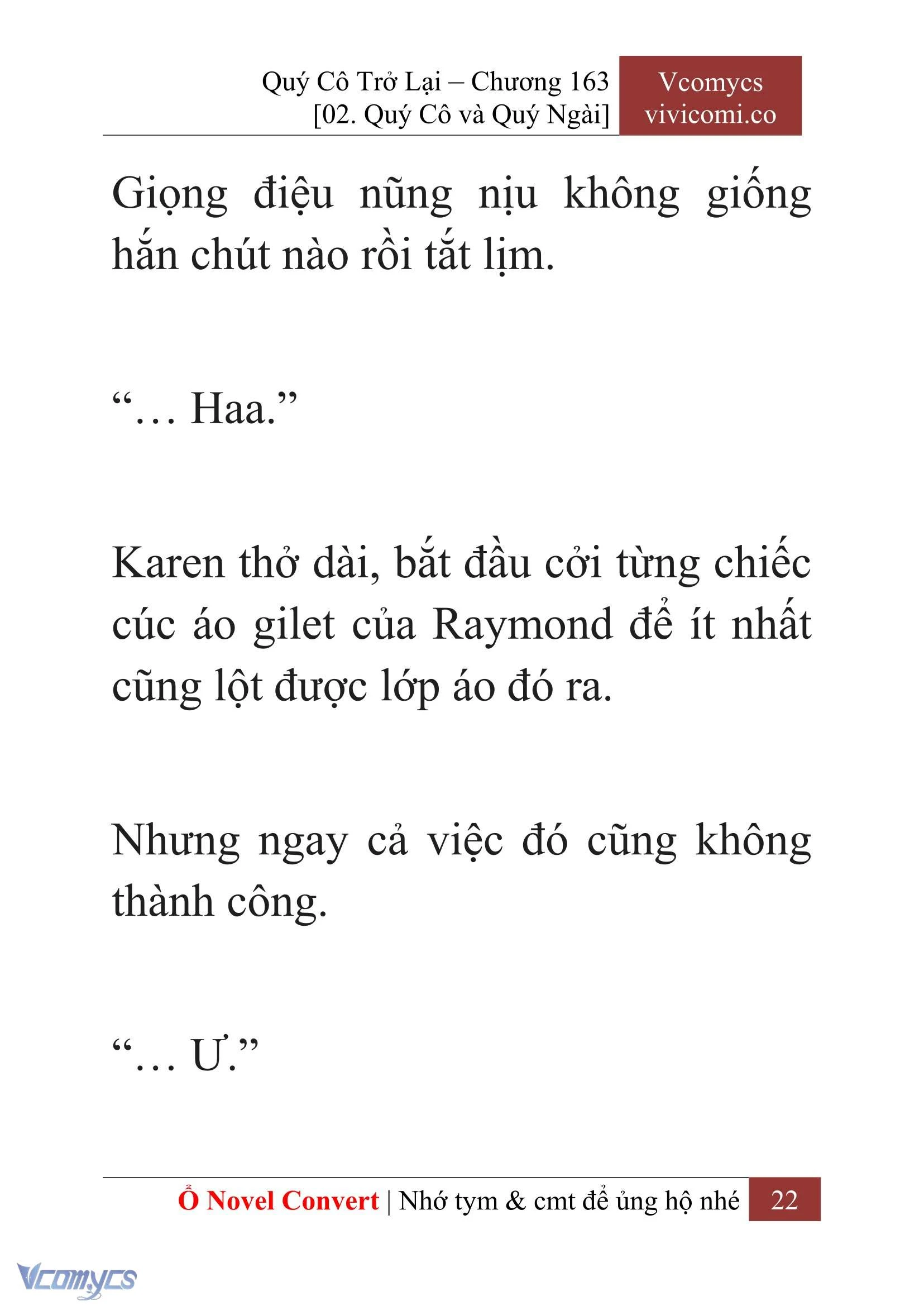 [Novel] Quý Cô Trở Lại Chapter  163 - 24