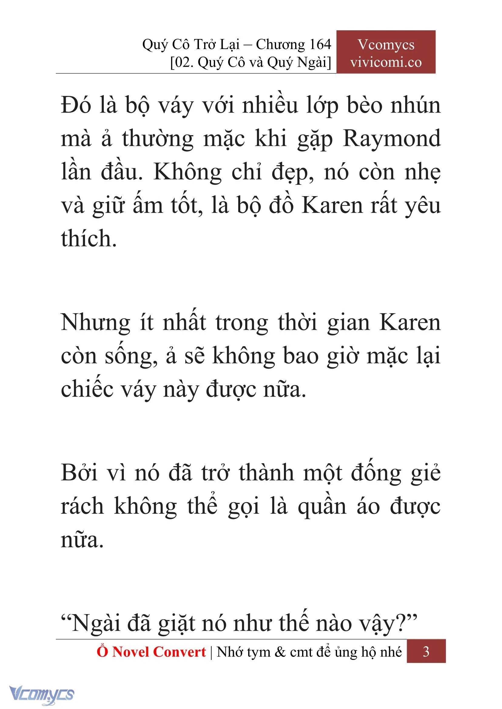 [Novel] Quý Cô Trở Lại Chapter  164 - 5