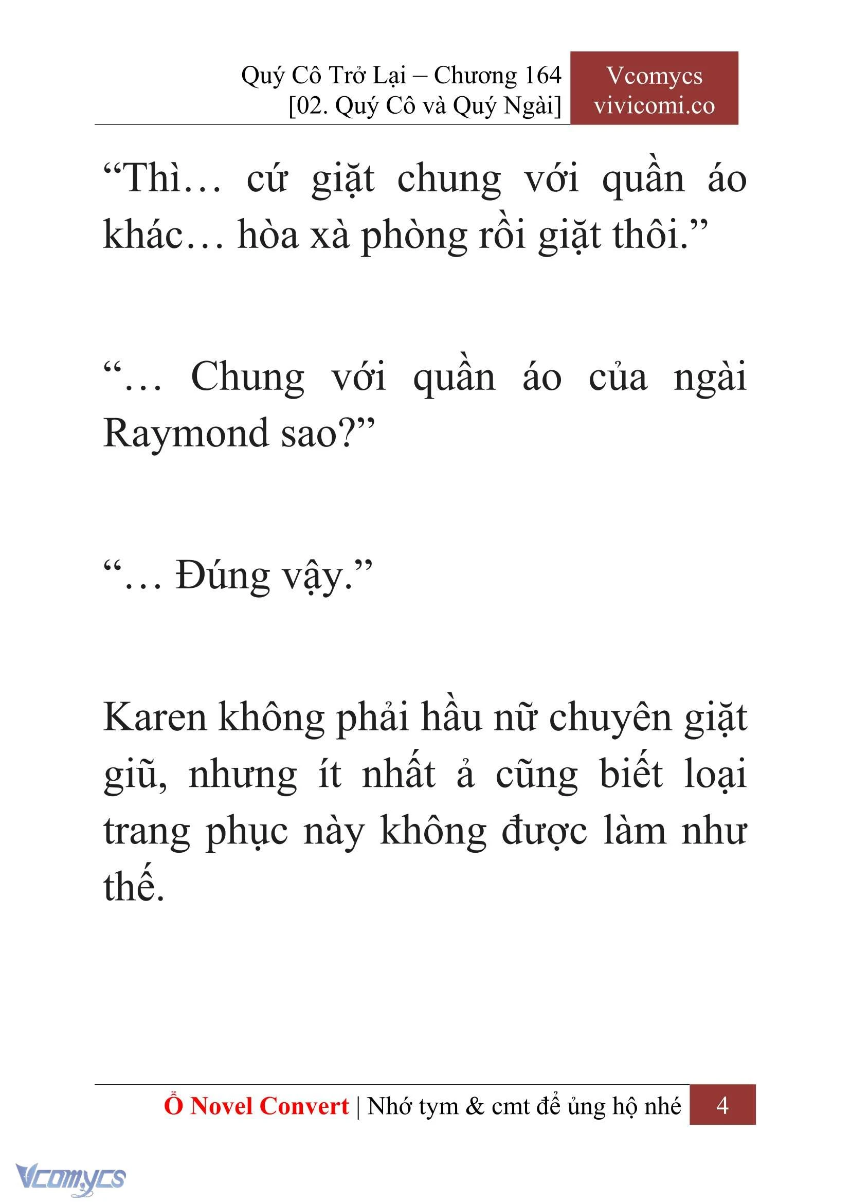 [Novel] Quý Cô Trở Lại Chapter  164 - 6