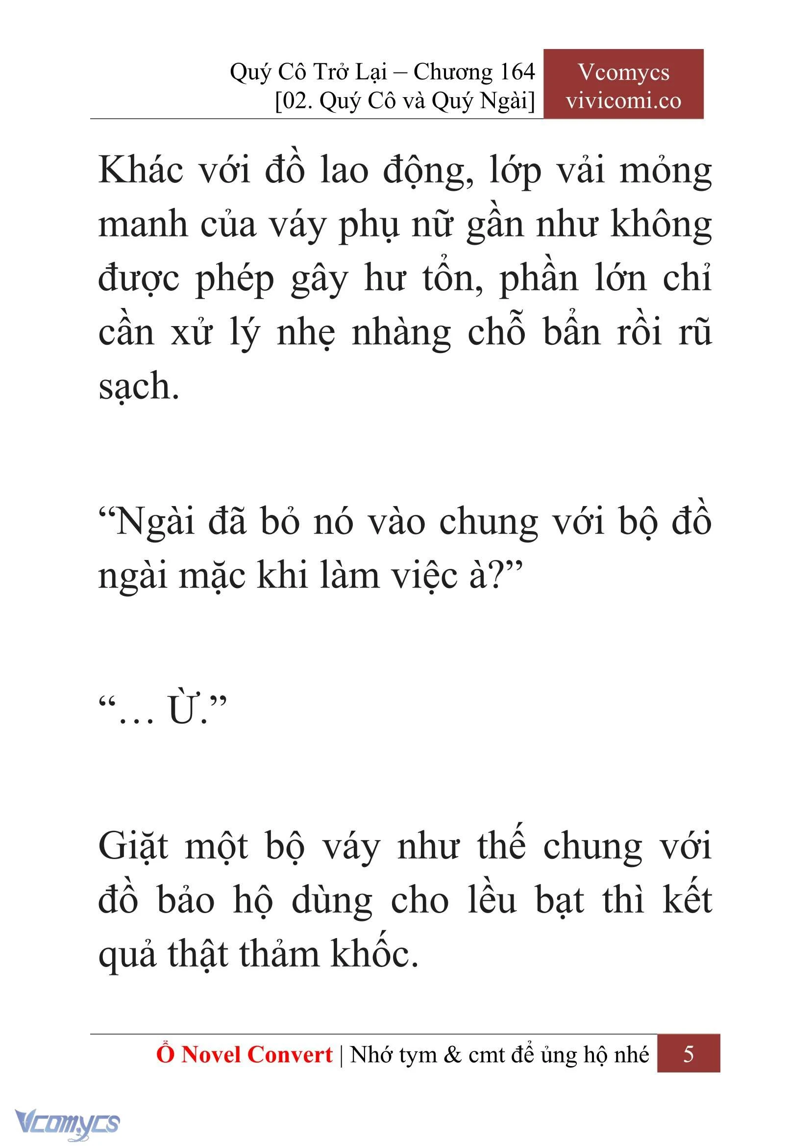 [Novel] Quý Cô Trở Lại Chapter  164 - 7