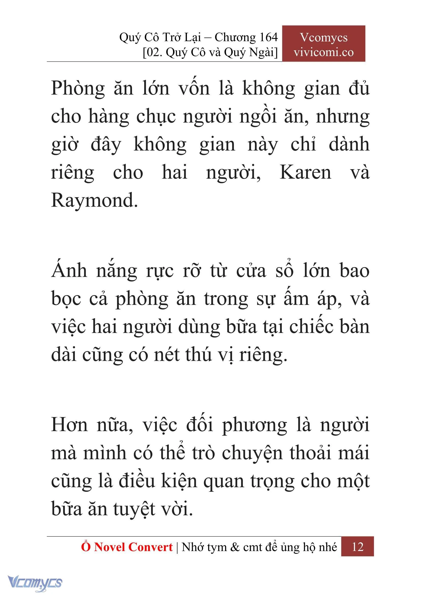 [Novel] Quý Cô Trở Lại Chapter  164 - 14