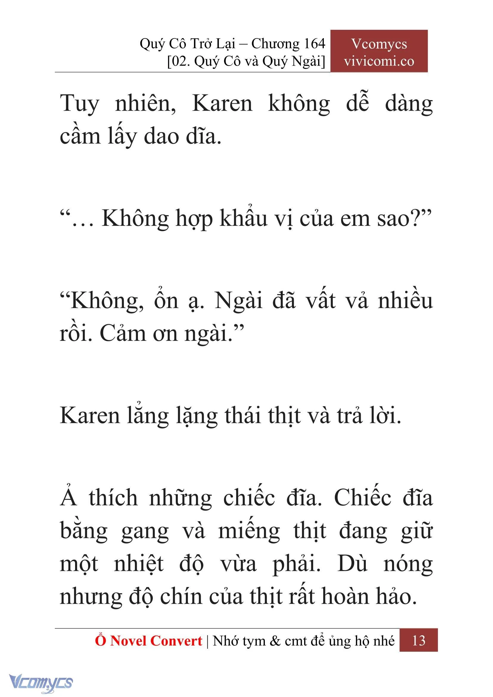 [Novel] Quý Cô Trở Lại Chapter  164 - 15