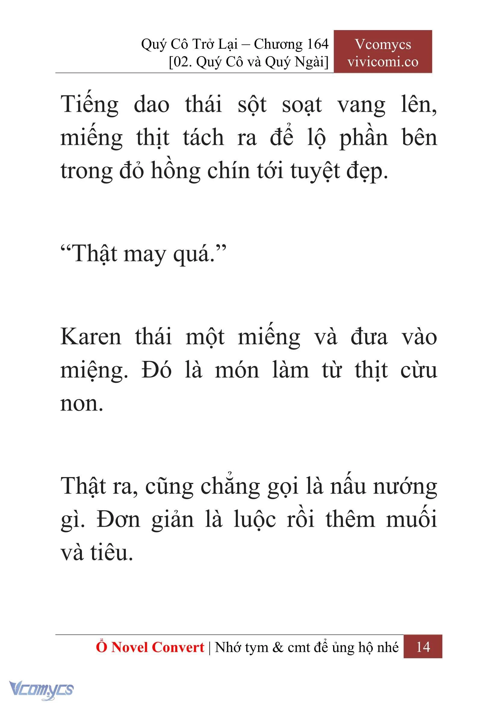 [Novel] Quý Cô Trở Lại Chapter  164 - 16