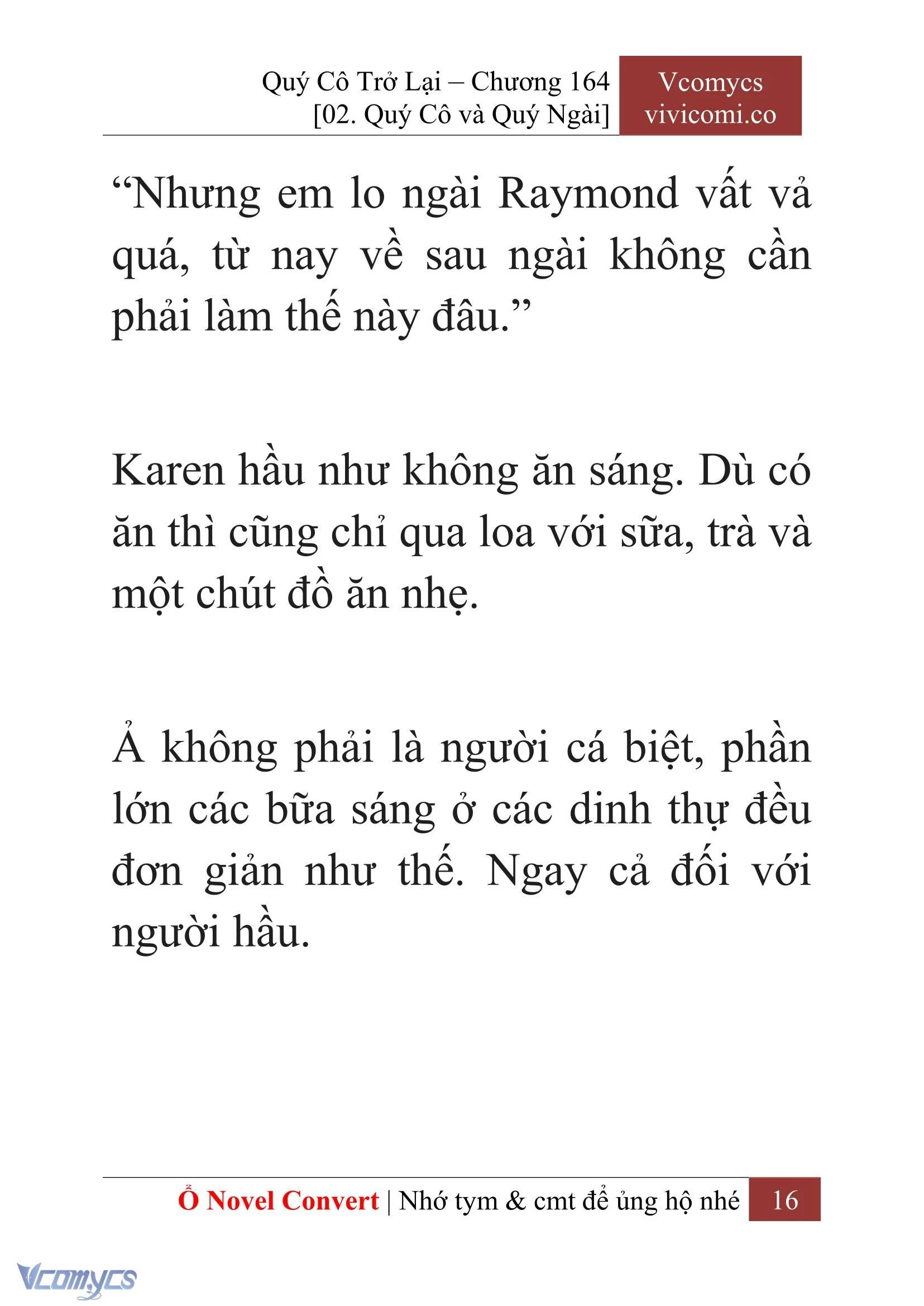 [Novel] Quý Cô Trở Lại Chapter  164 - 18