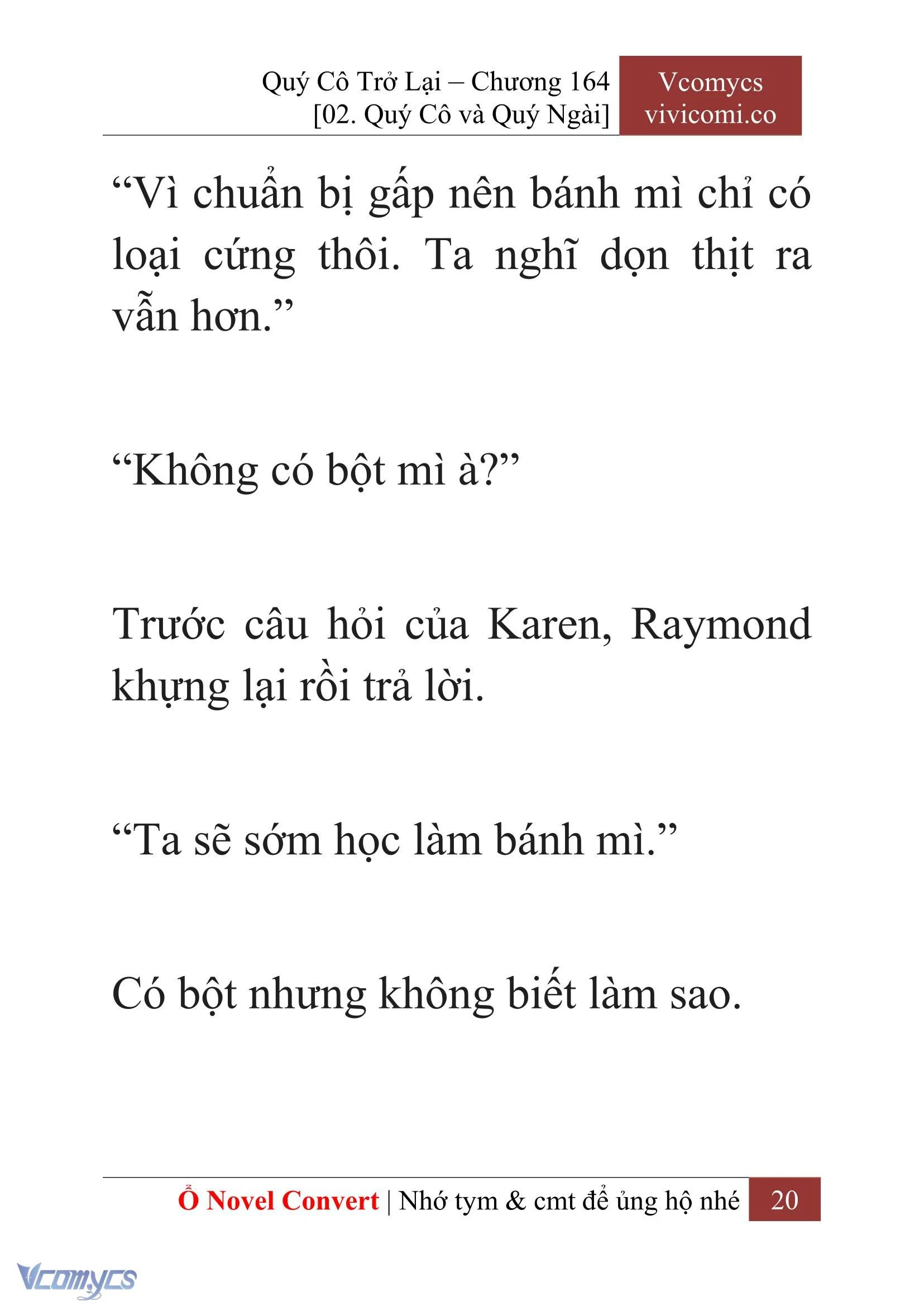 [Novel] Quý Cô Trở Lại Chapter  164 - 22