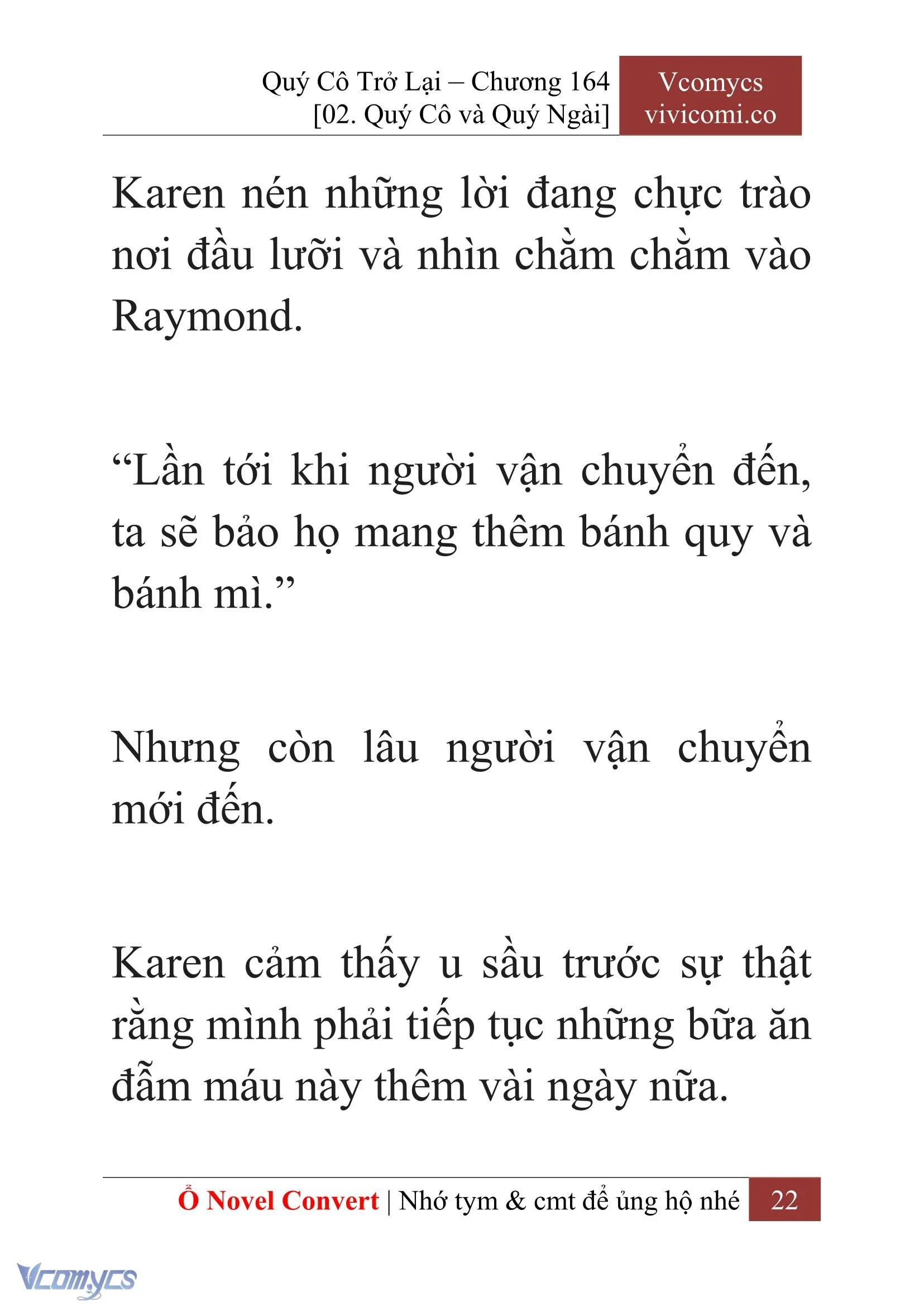 [Novel] Quý Cô Trở Lại Chapter  164 - 24