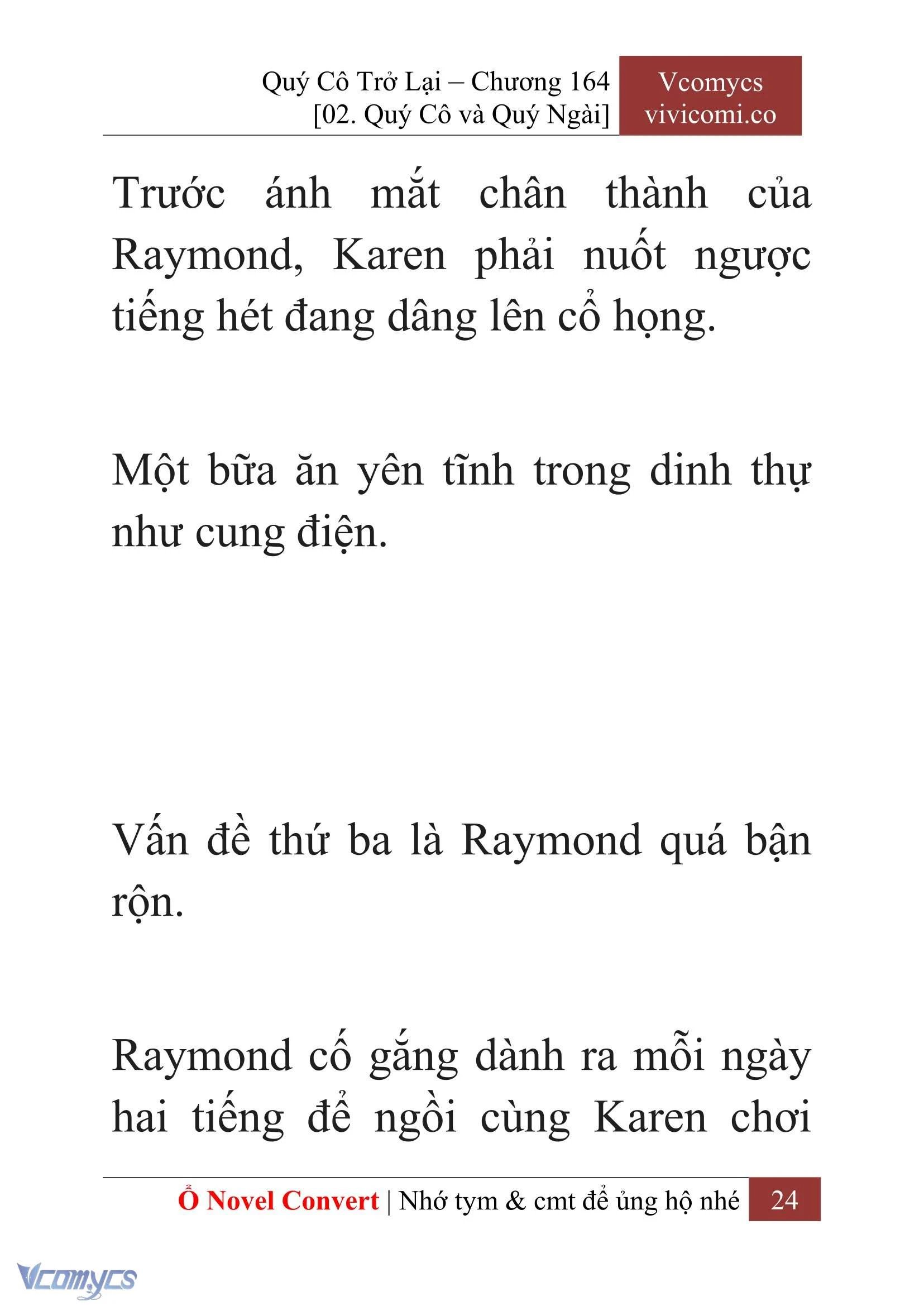 [Novel] Quý Cô Trở Lại Chapter  164 - 26
