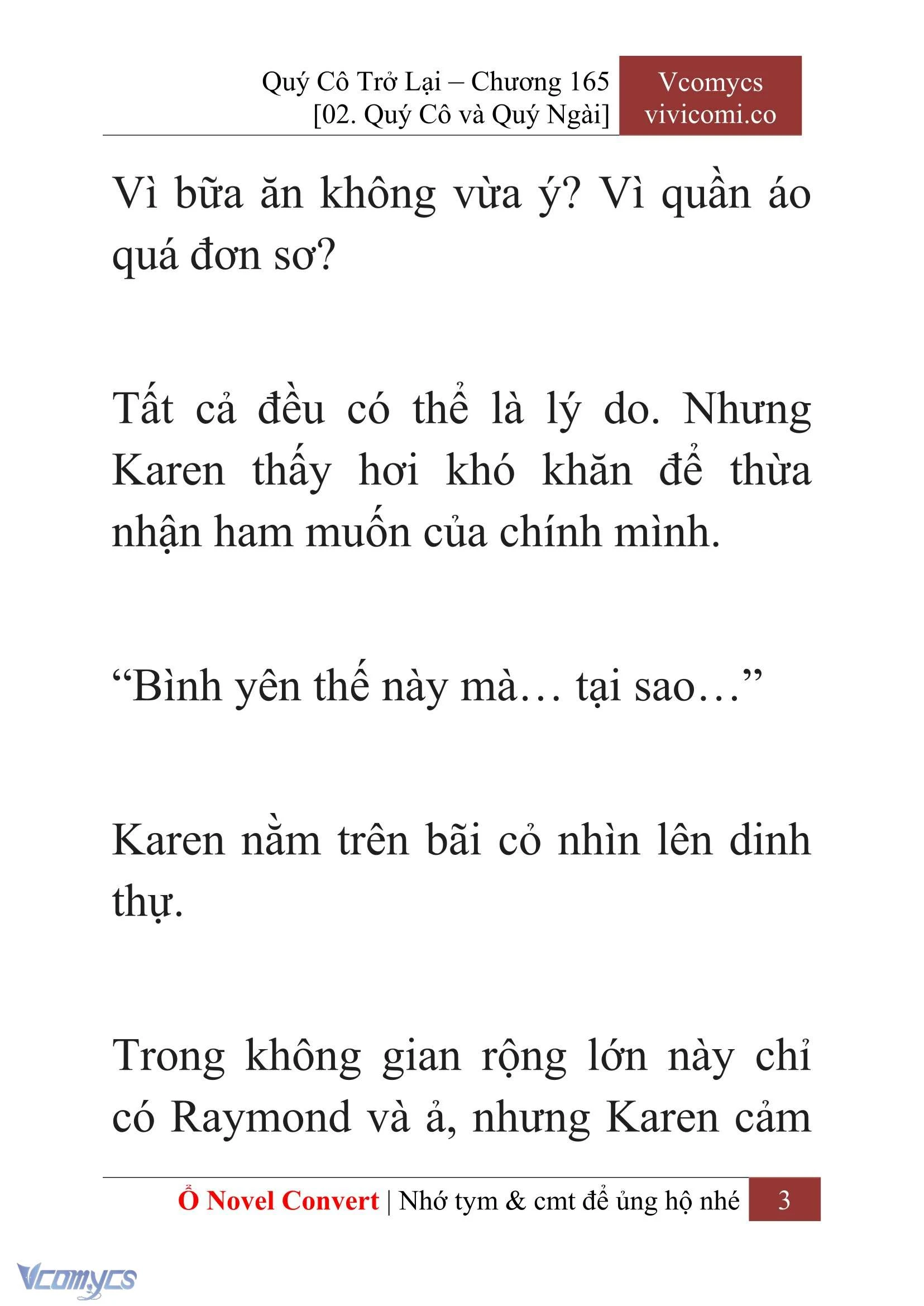 [Novel] Quý Cô Trở Lại Chapter  165 - 5