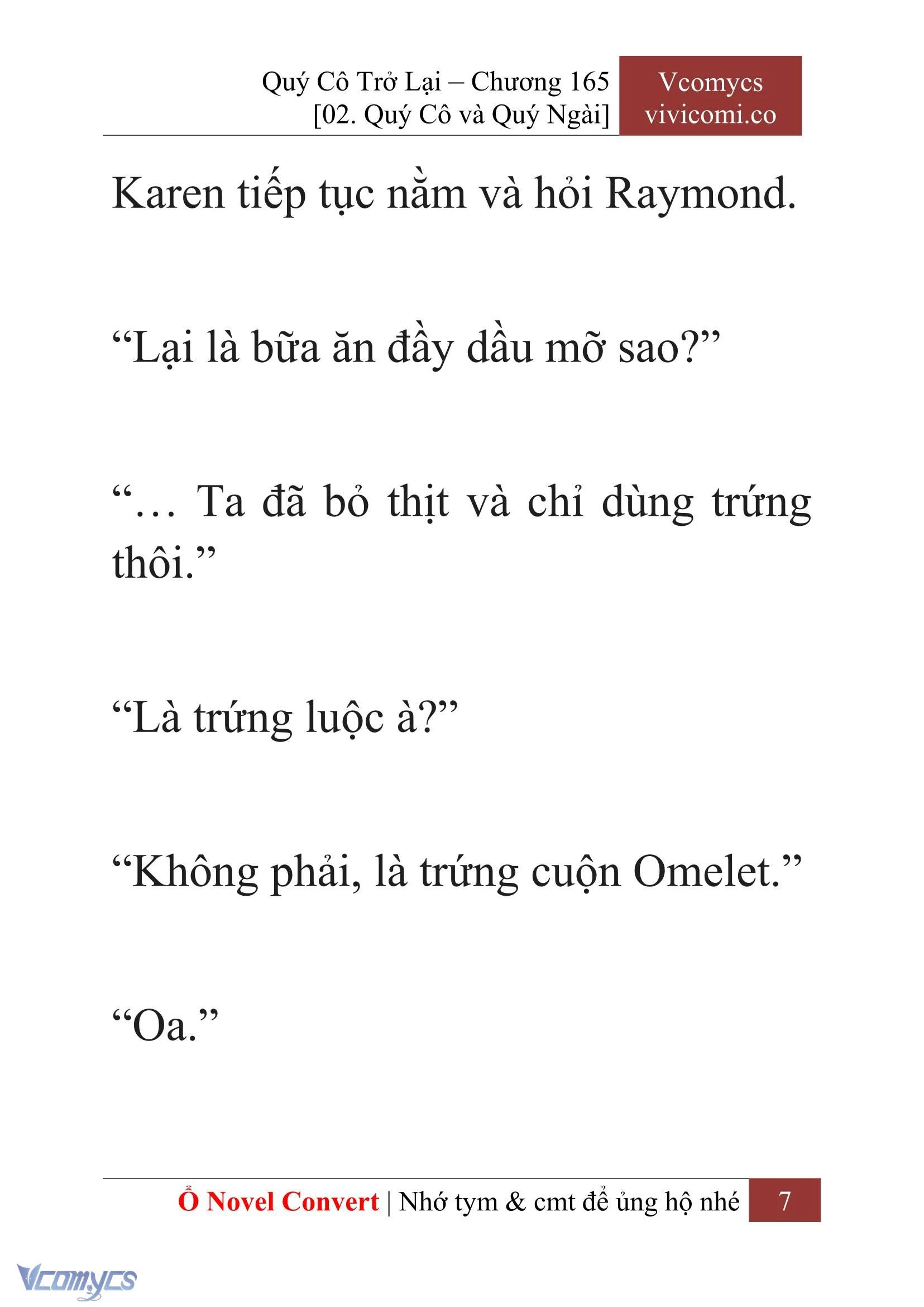 [Novel] Quý Cô Trở Lại Chapter  165 - 9