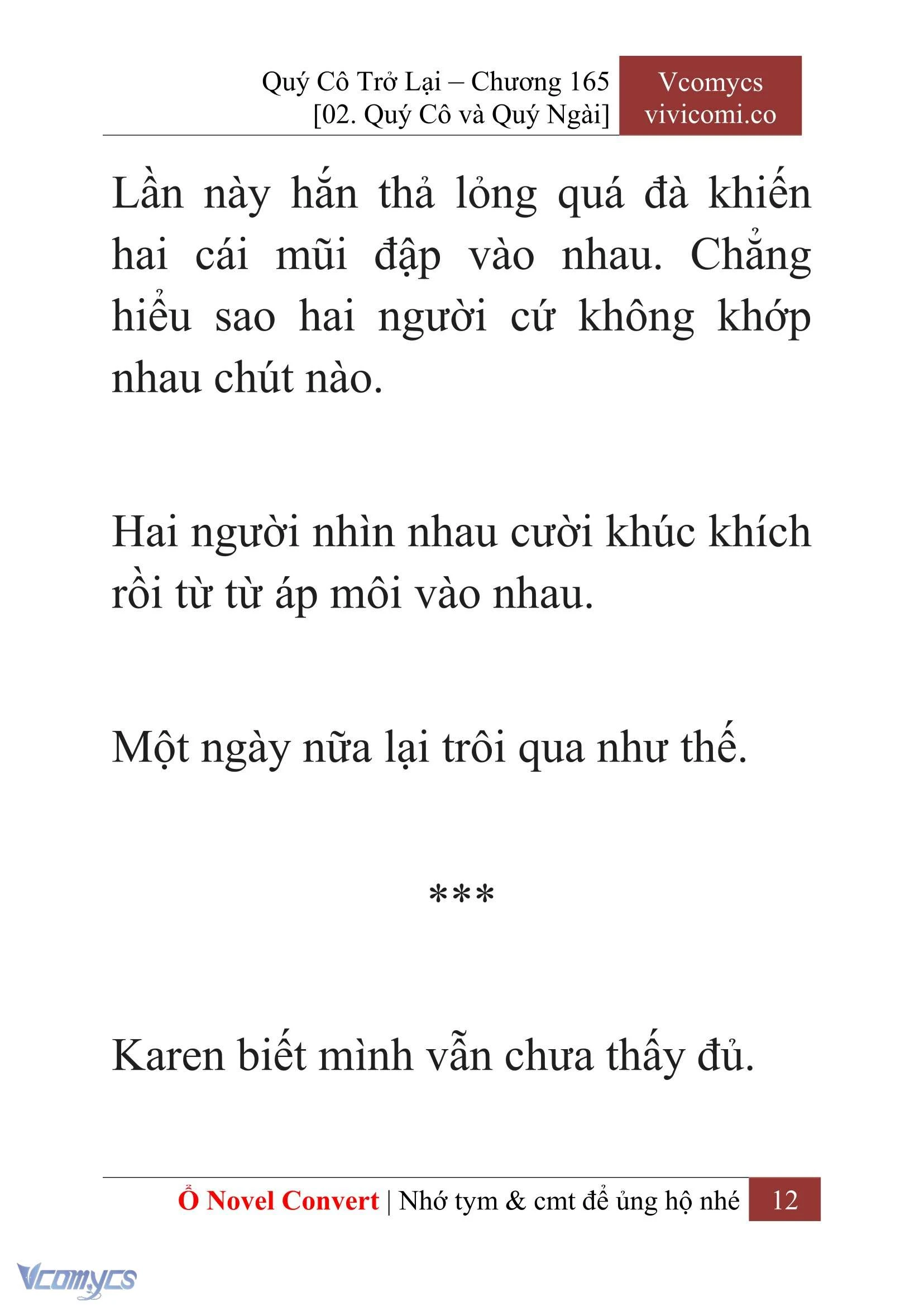 [Novel] Quý Cô Trở Lại Chapter  165 - 14