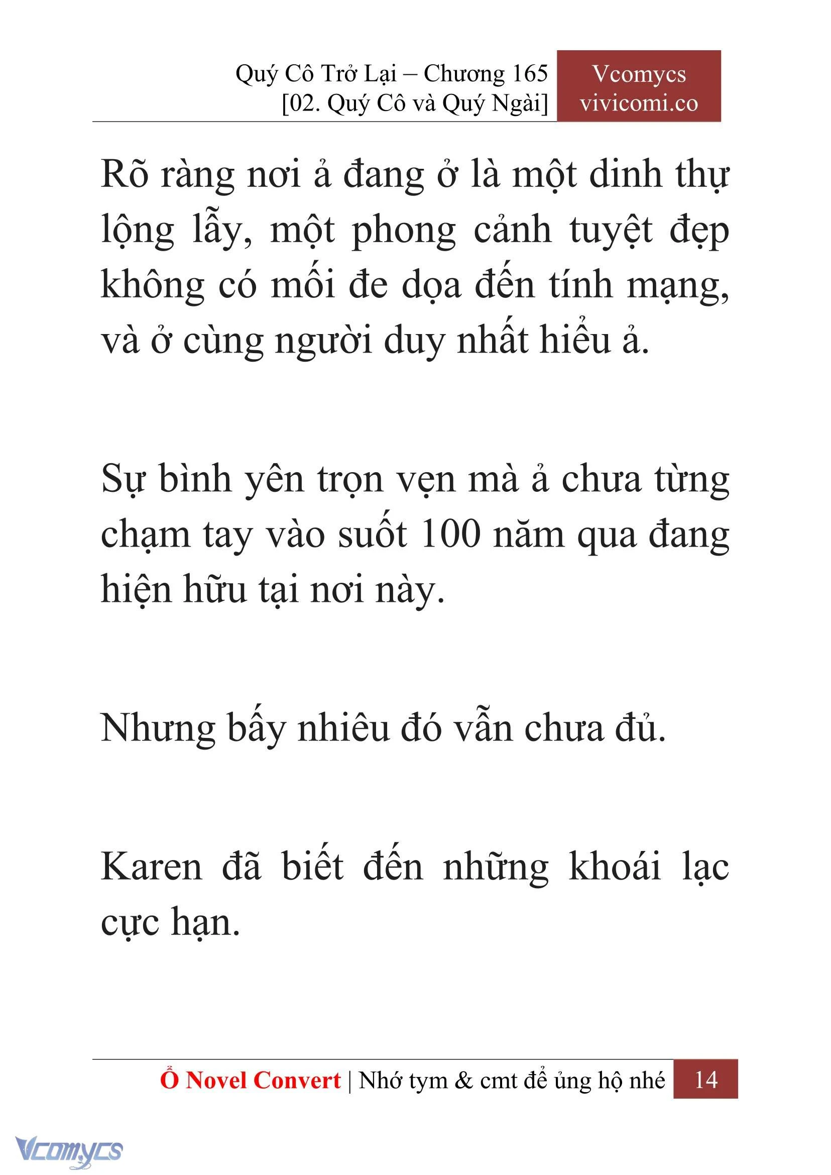 [Novel] Quý Cô Trở Lại Chapter  165 - 16