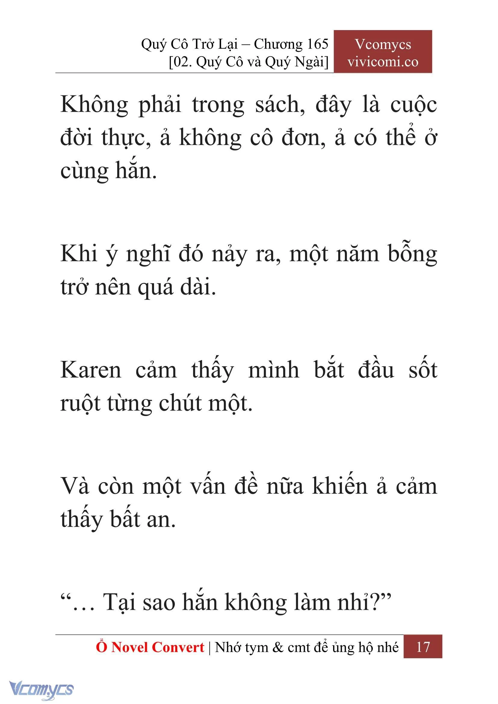 [Novel] Quý Cô Trở Lại Chapter  165 - 19