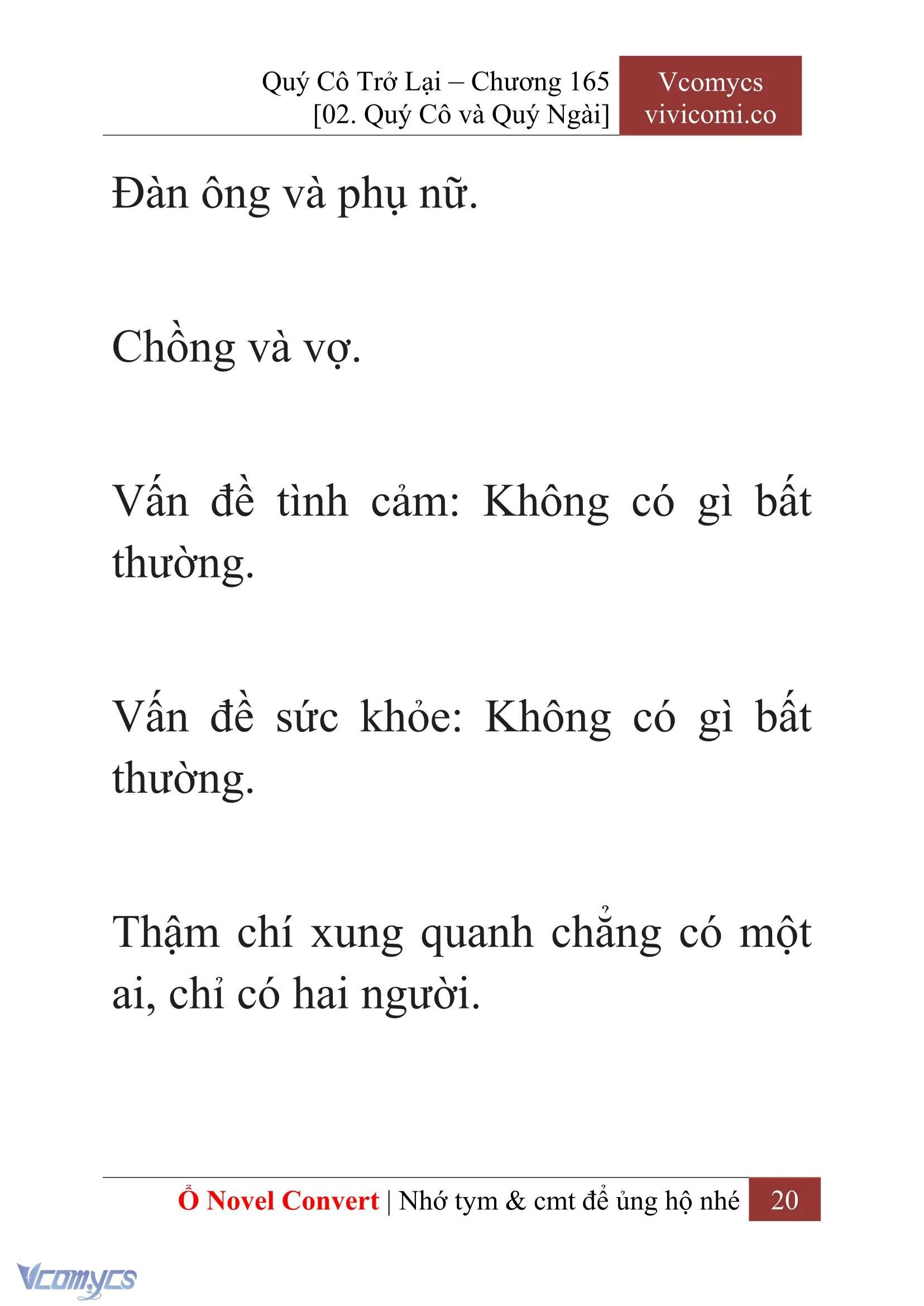 [Novel] Quý Cô Trở Lại Chapter  165 - 22