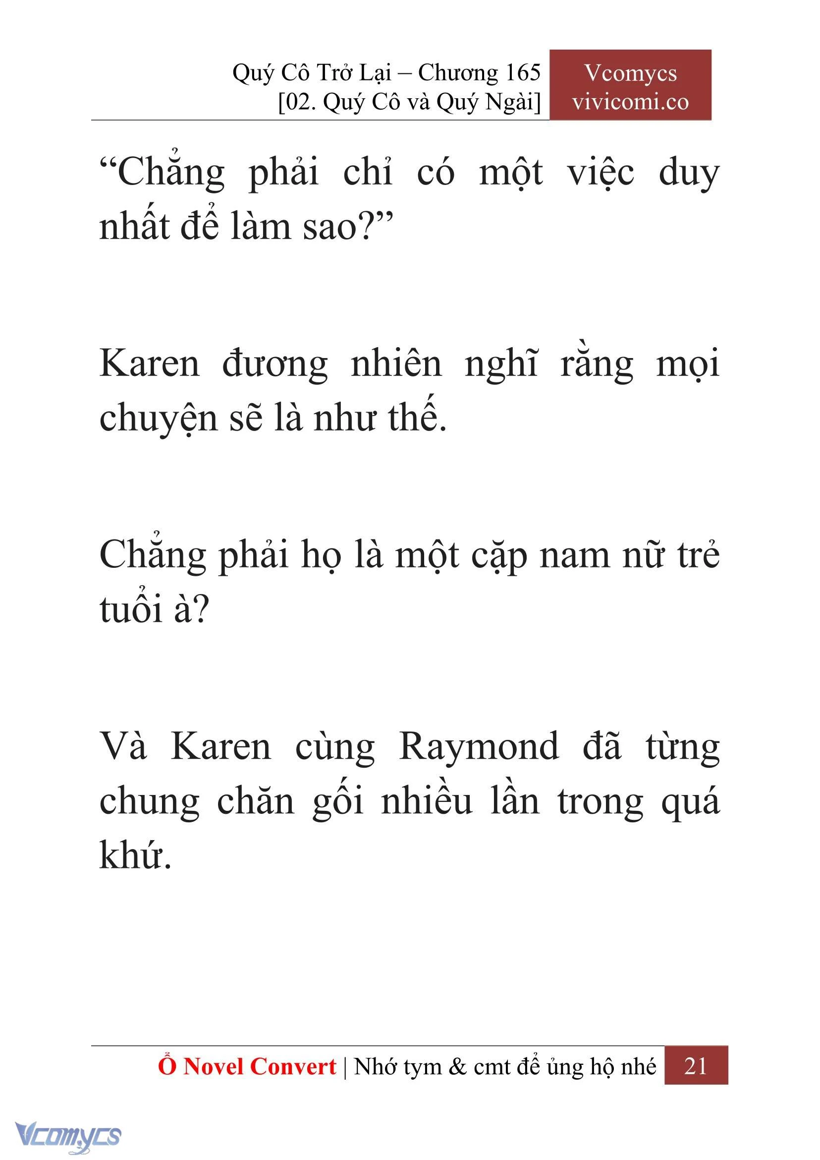 [Novel] Quý Cô Trở Lại Chapter  165 - 23