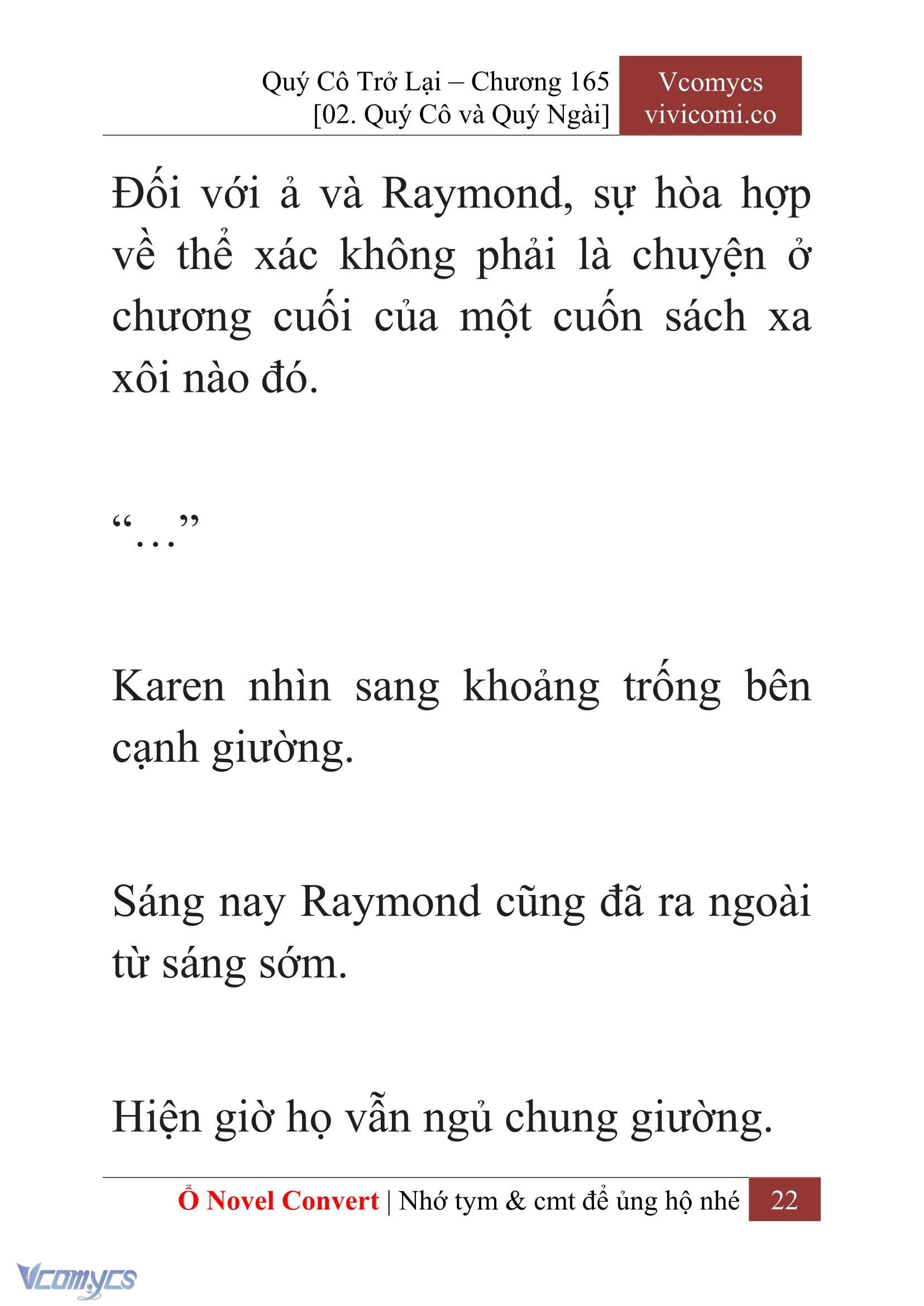 [Novel] Quý Cô Trở Lại Chapter  165 - 24