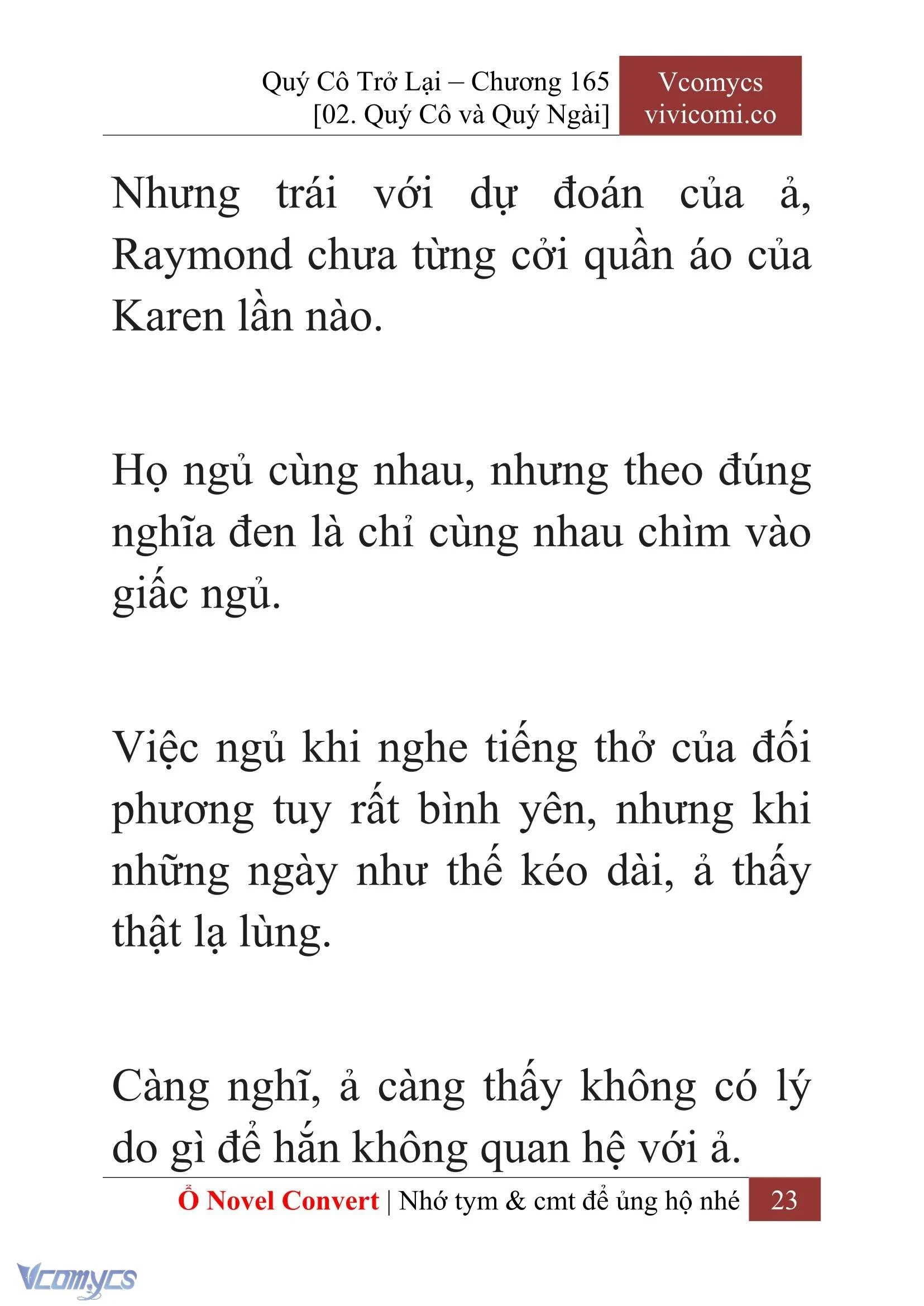 [Novel] Quý Cô Trở Lại Chapter  165 - 25