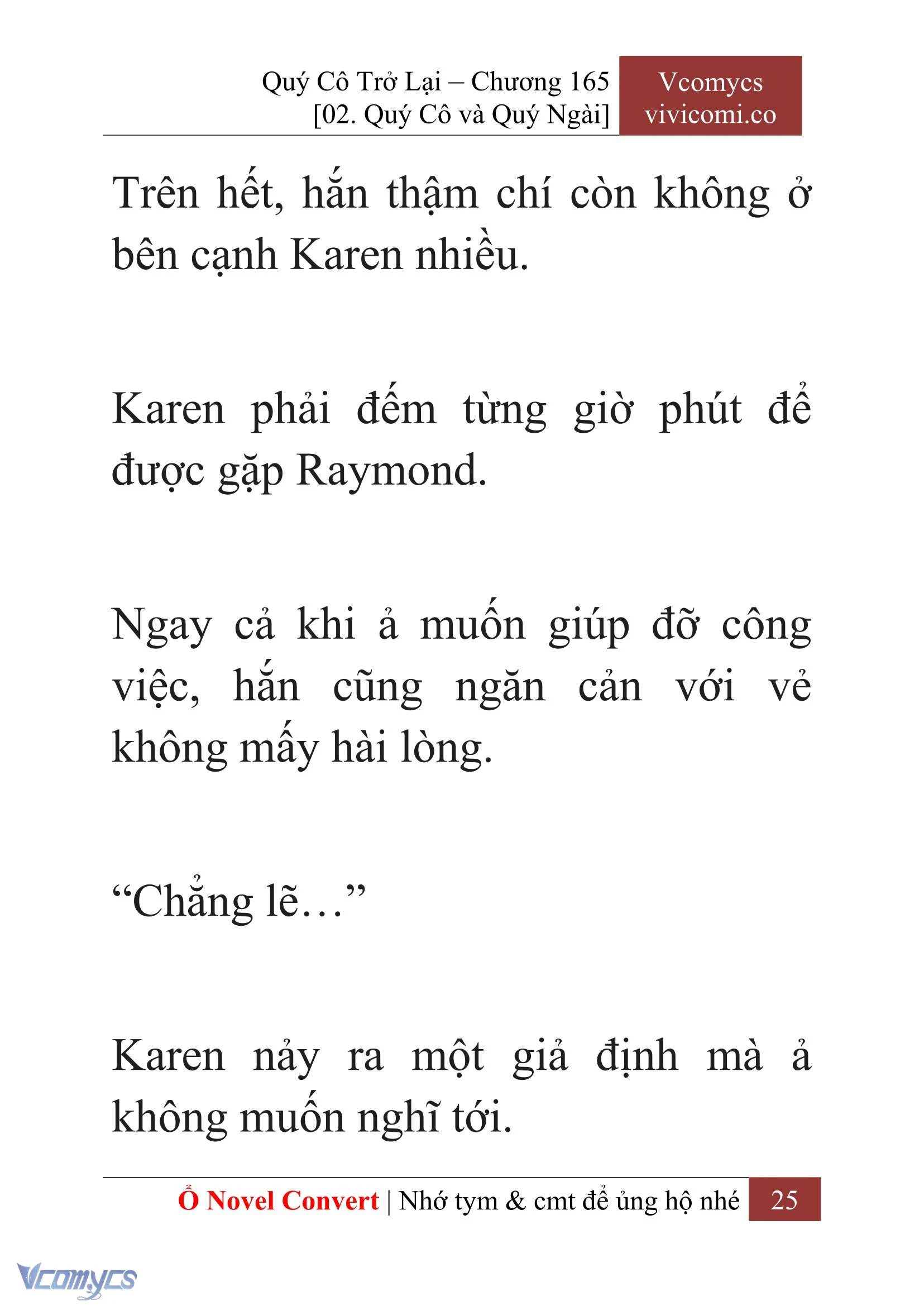 [Novel] Quý Cô Trở Lại Chapter  165 - 27