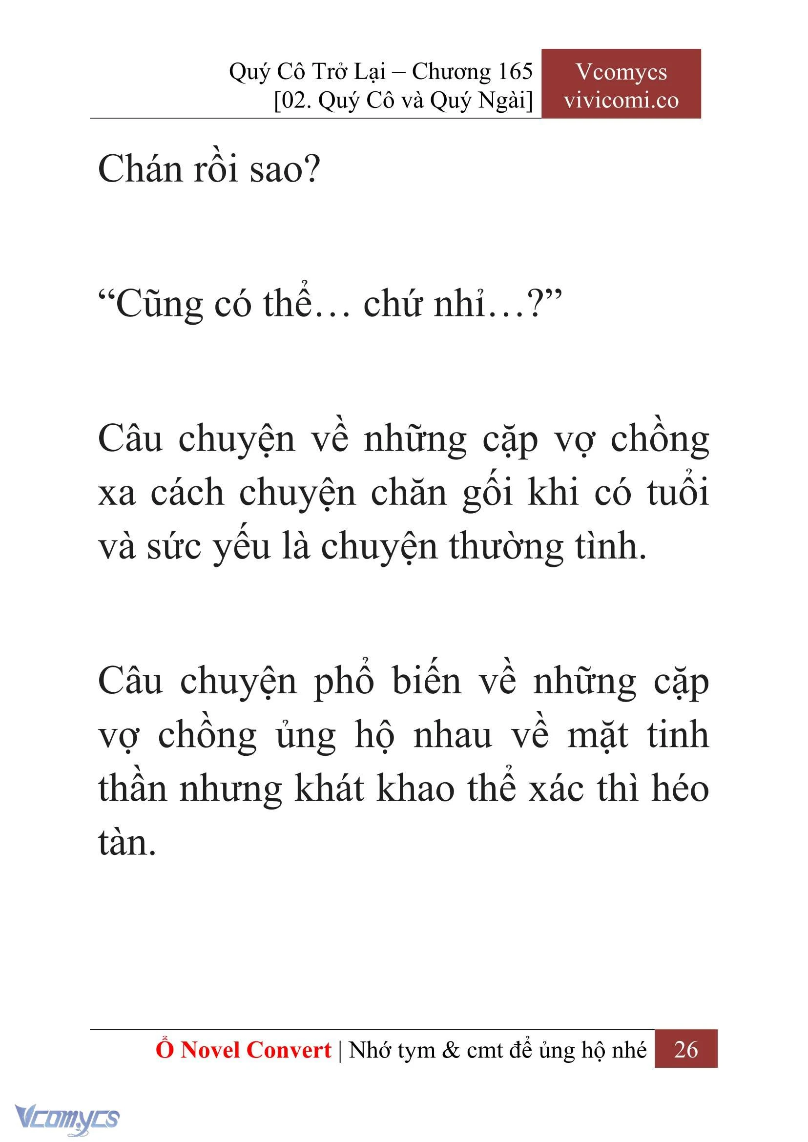 [Novel] Quý Cô Trở Lại Chapter  165 - 28