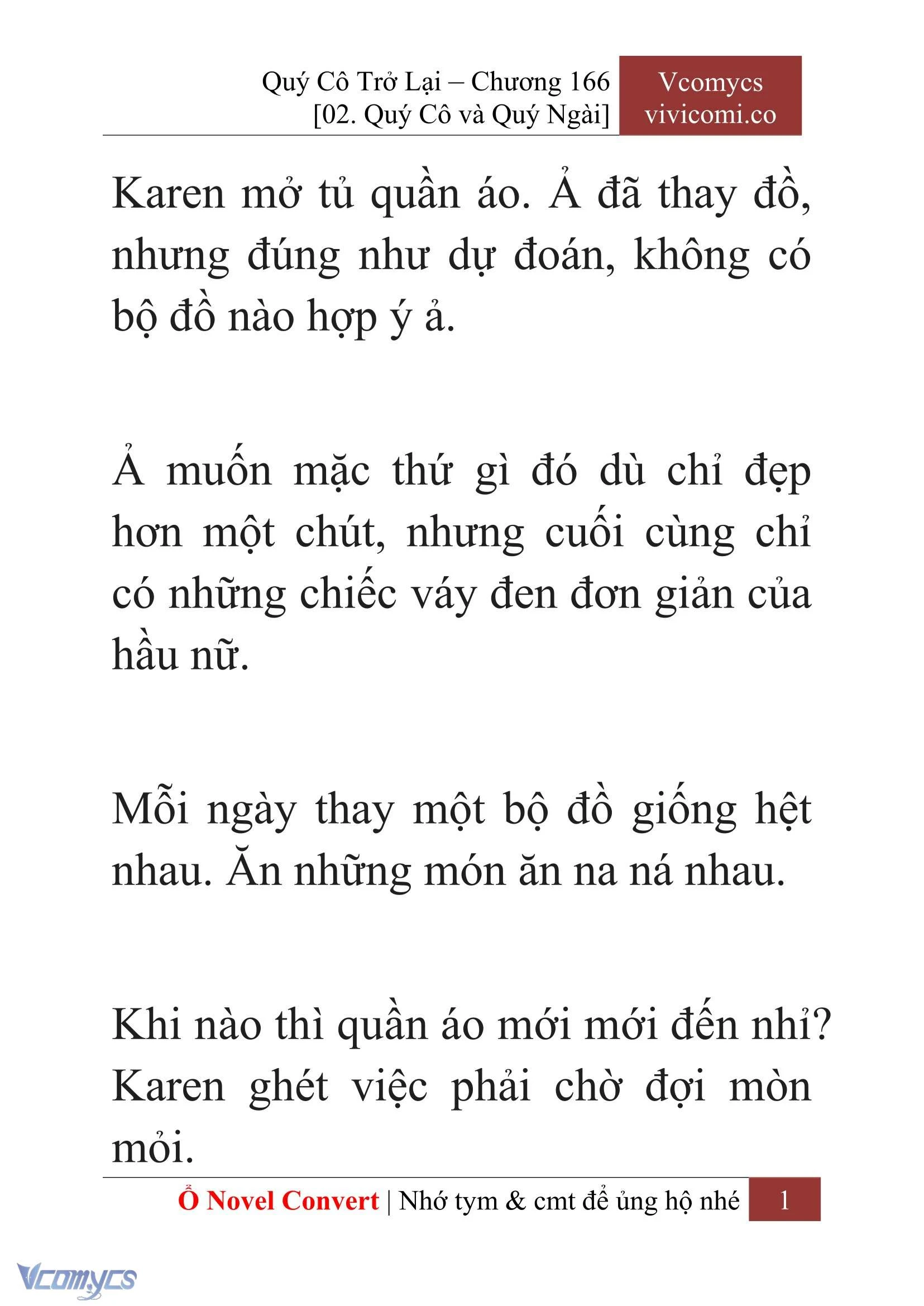 [Novel] Quý Cô Trở Lại Chapter  166 - 3