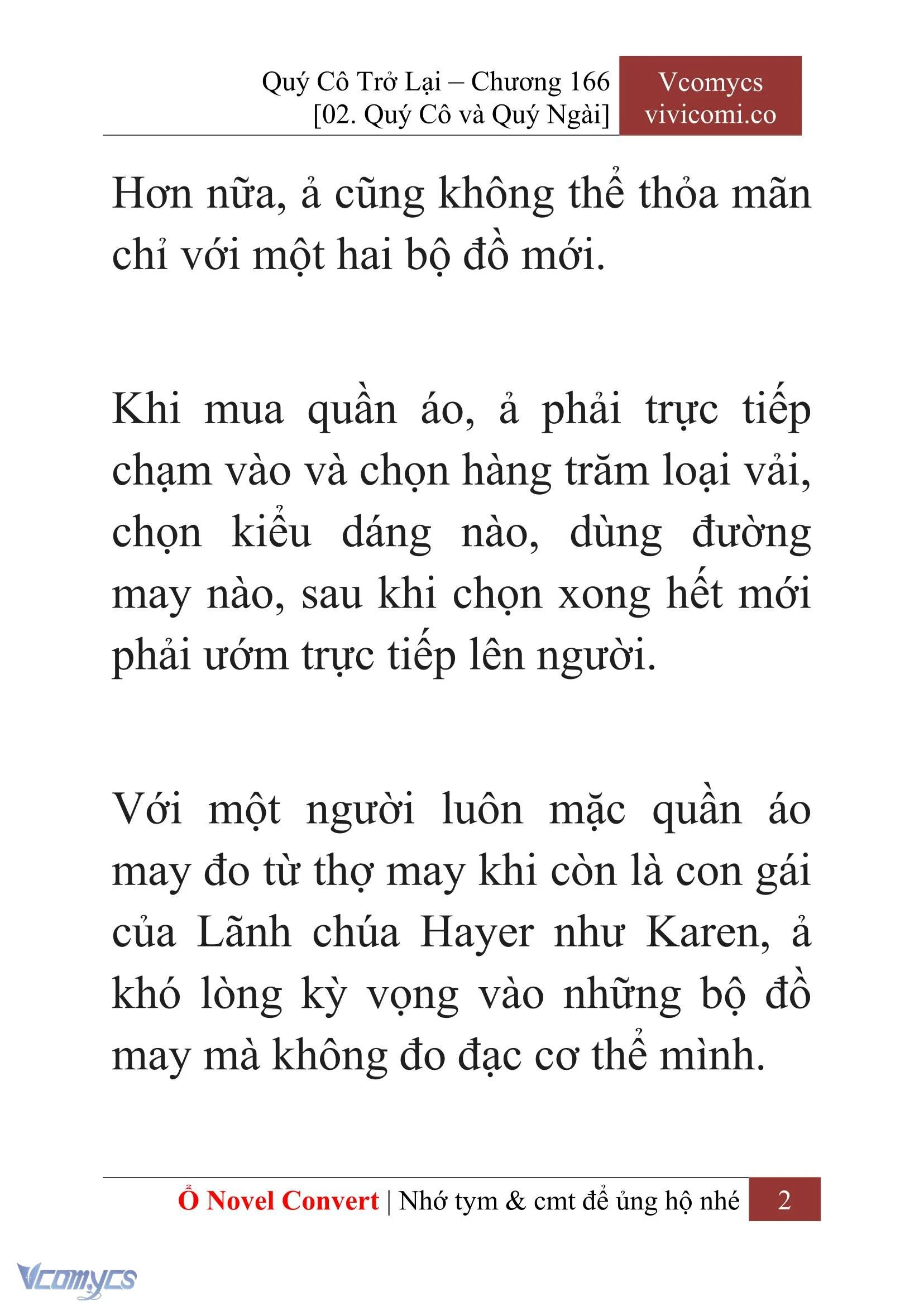 [Novel] Quý Cô Trở Lại Chapter  166 - 4