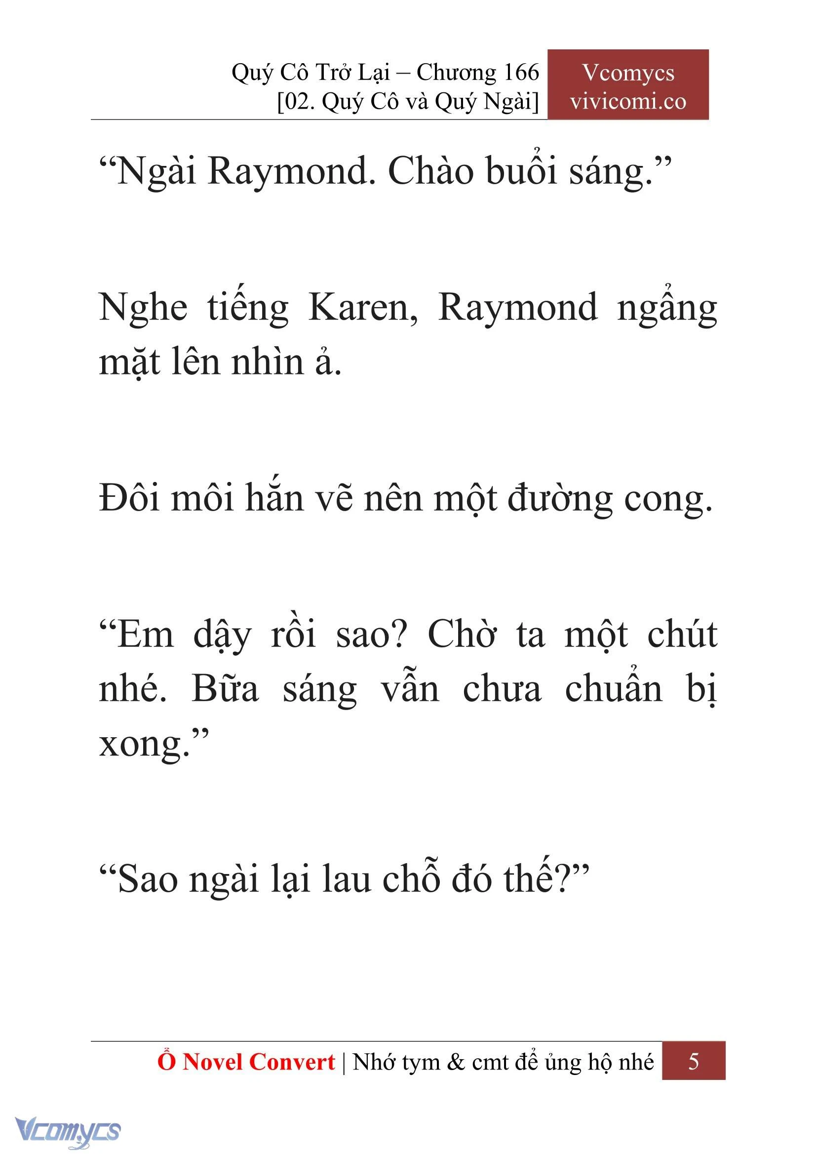 [Novel] Quý Cô Trở Lại Chapter  166 - 7