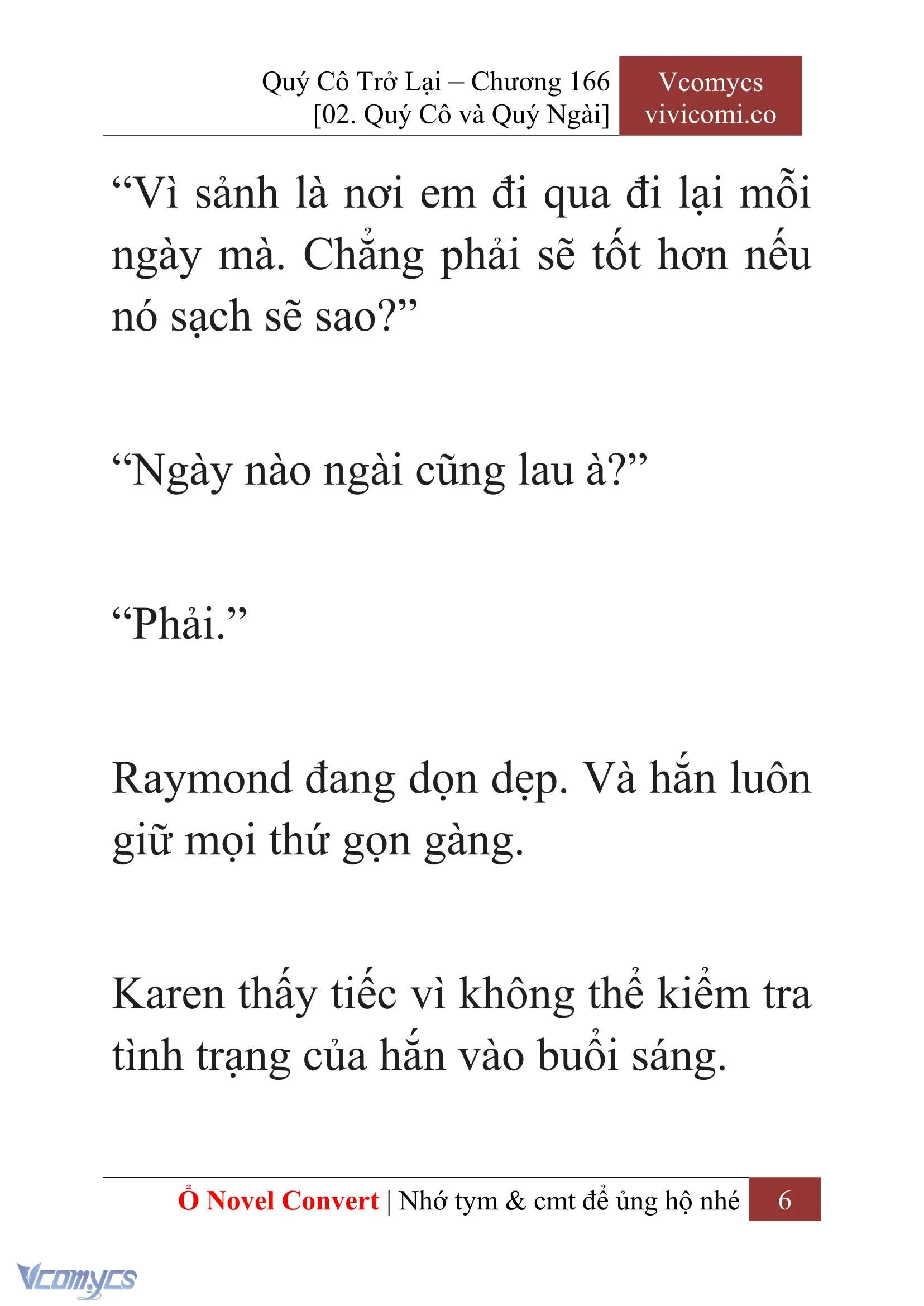 [Novel] Quý Cô Trở Lại Chapter  166 - 8