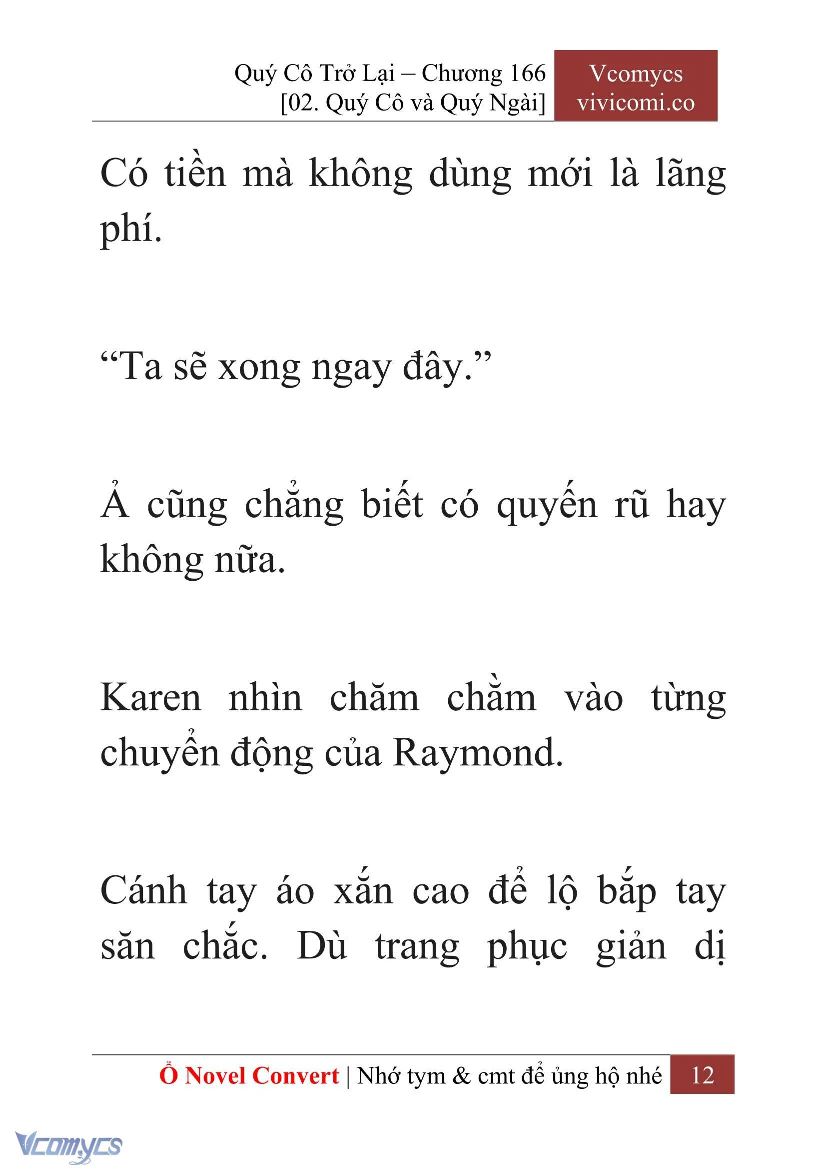 [Novel] Quý Cô Trở Lại Chapter  166 - 14