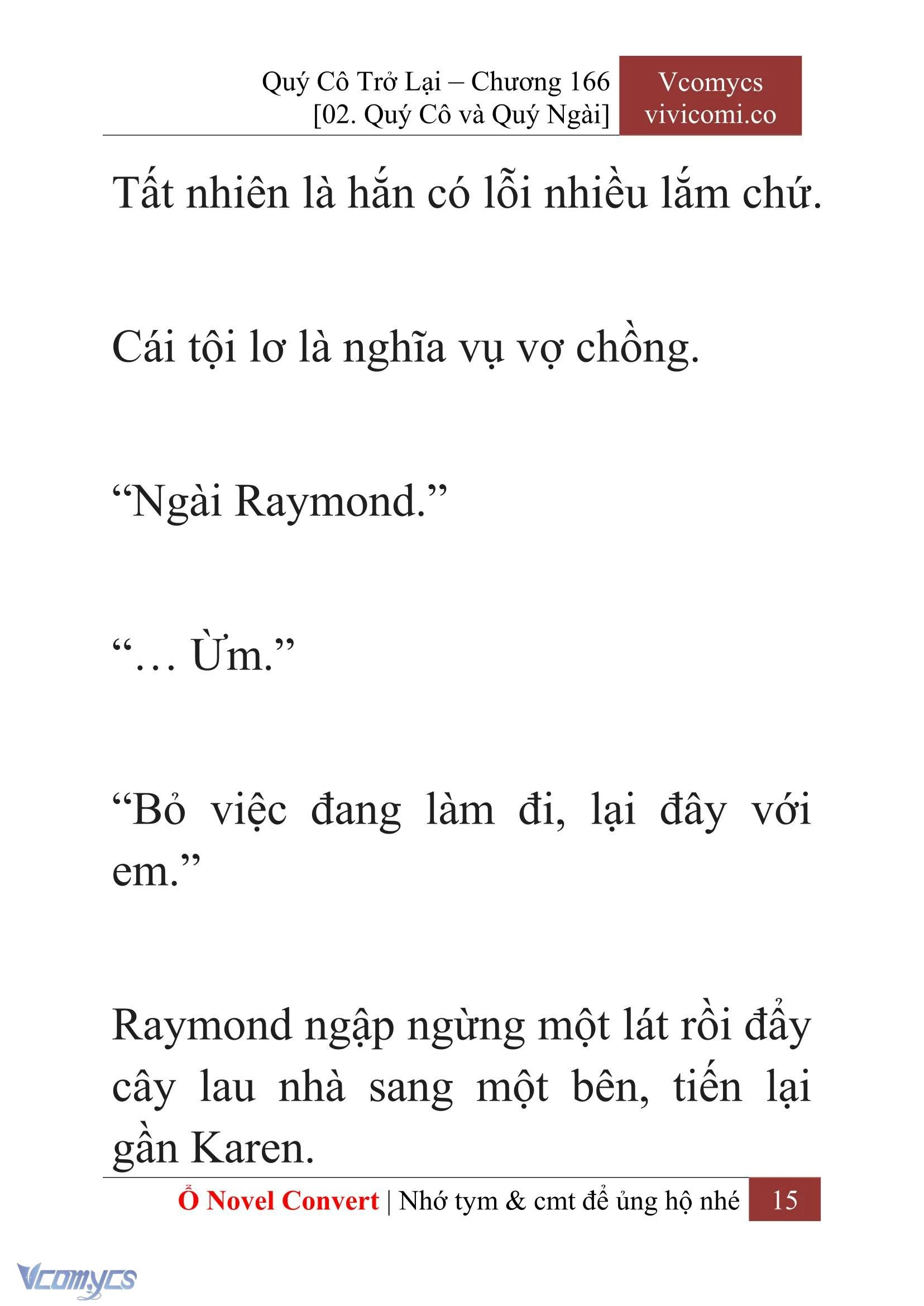 [Novel] Quý Cô Trở Lại Chapter  166 - 17