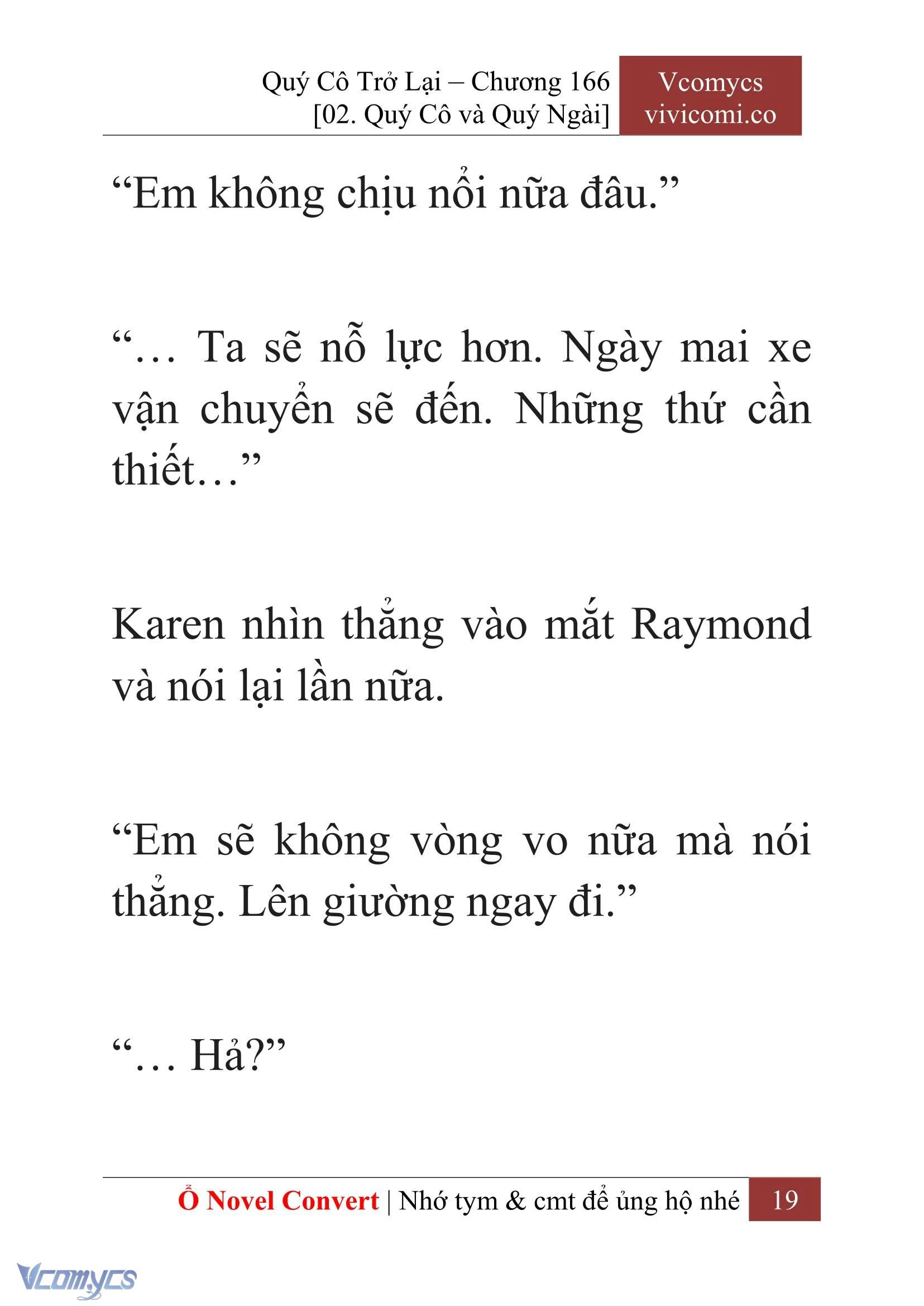 [Novel] Quý Cô Trở Lại Chapter  166 - 21