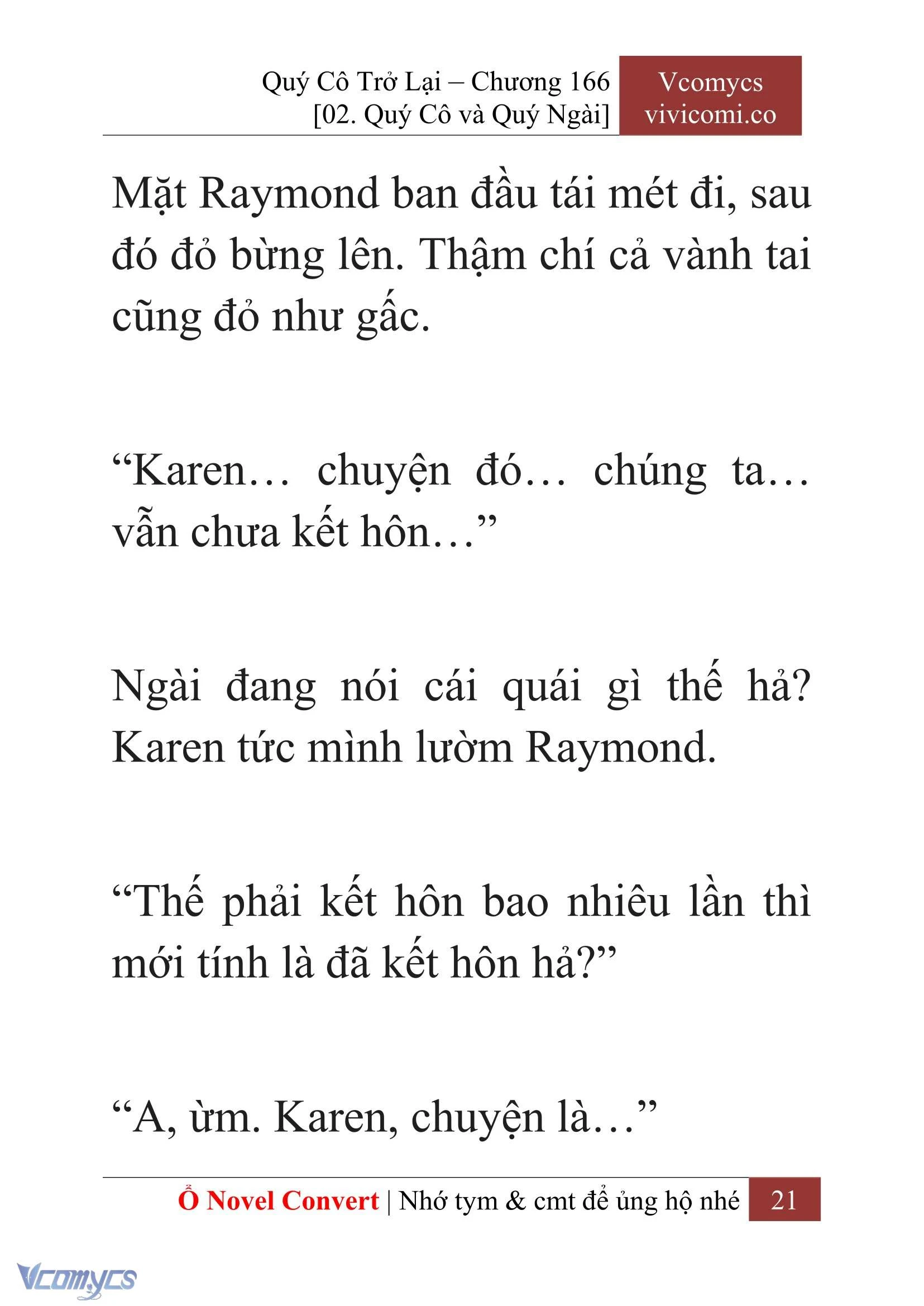 [Novel] Quý Cô Trở Lại Chapter  166 - 23