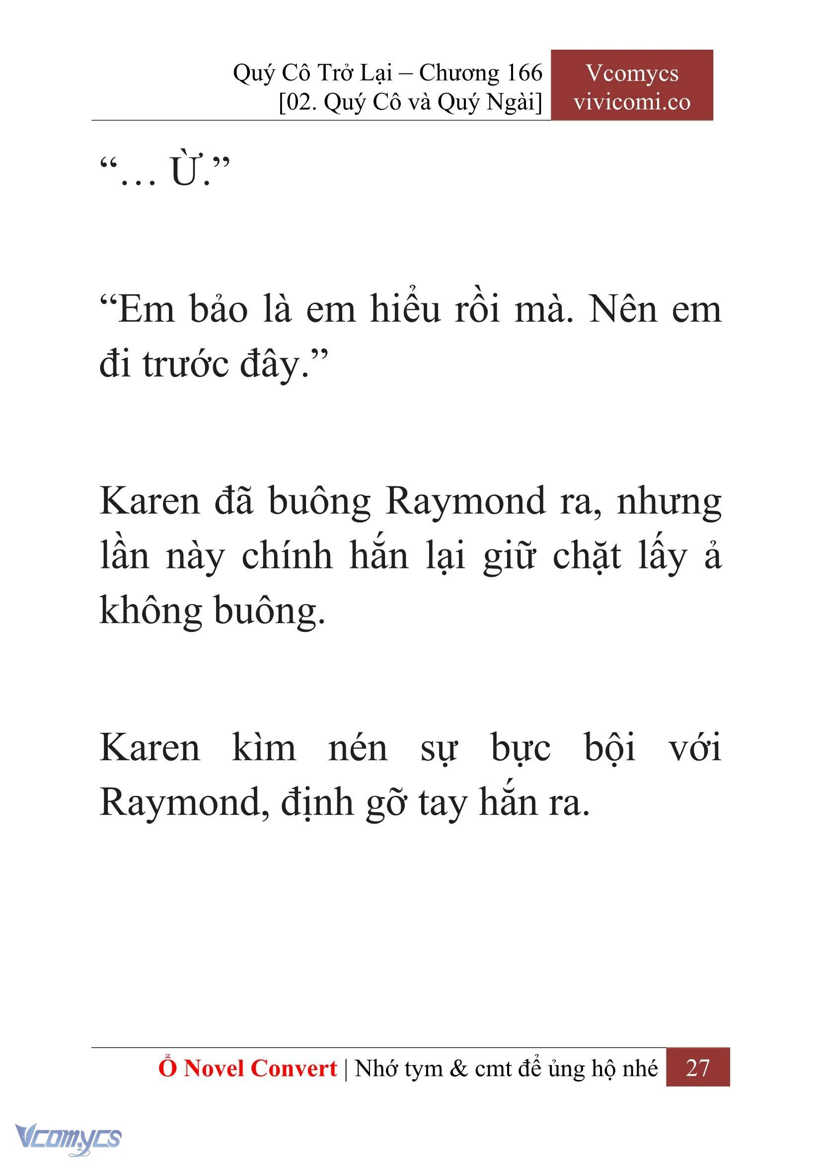 [Novel] Quý Cô Trở Lại Chapter  166 - 29