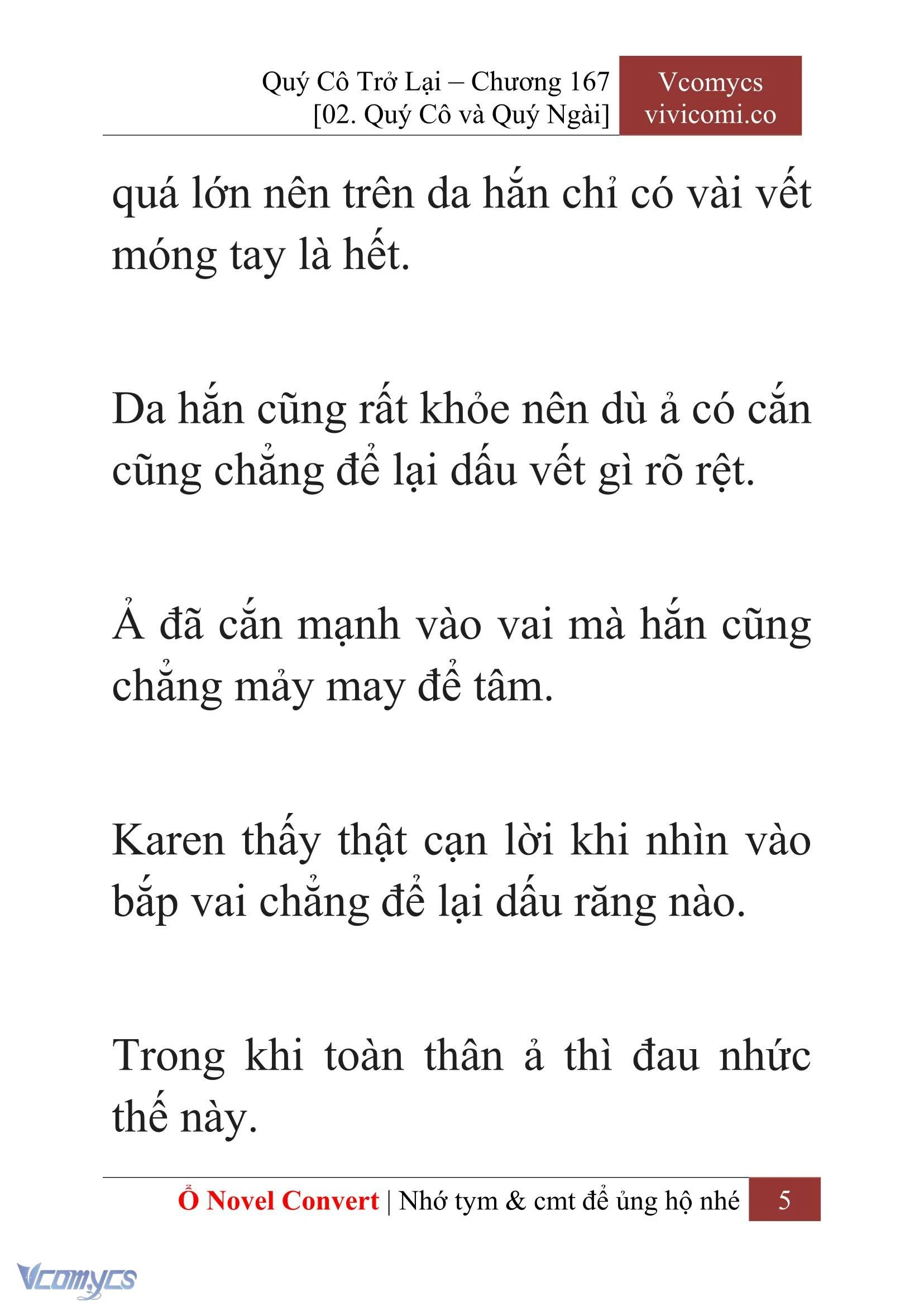 [Novel] Quý Cô Trở Lại Chapter  167 - 7