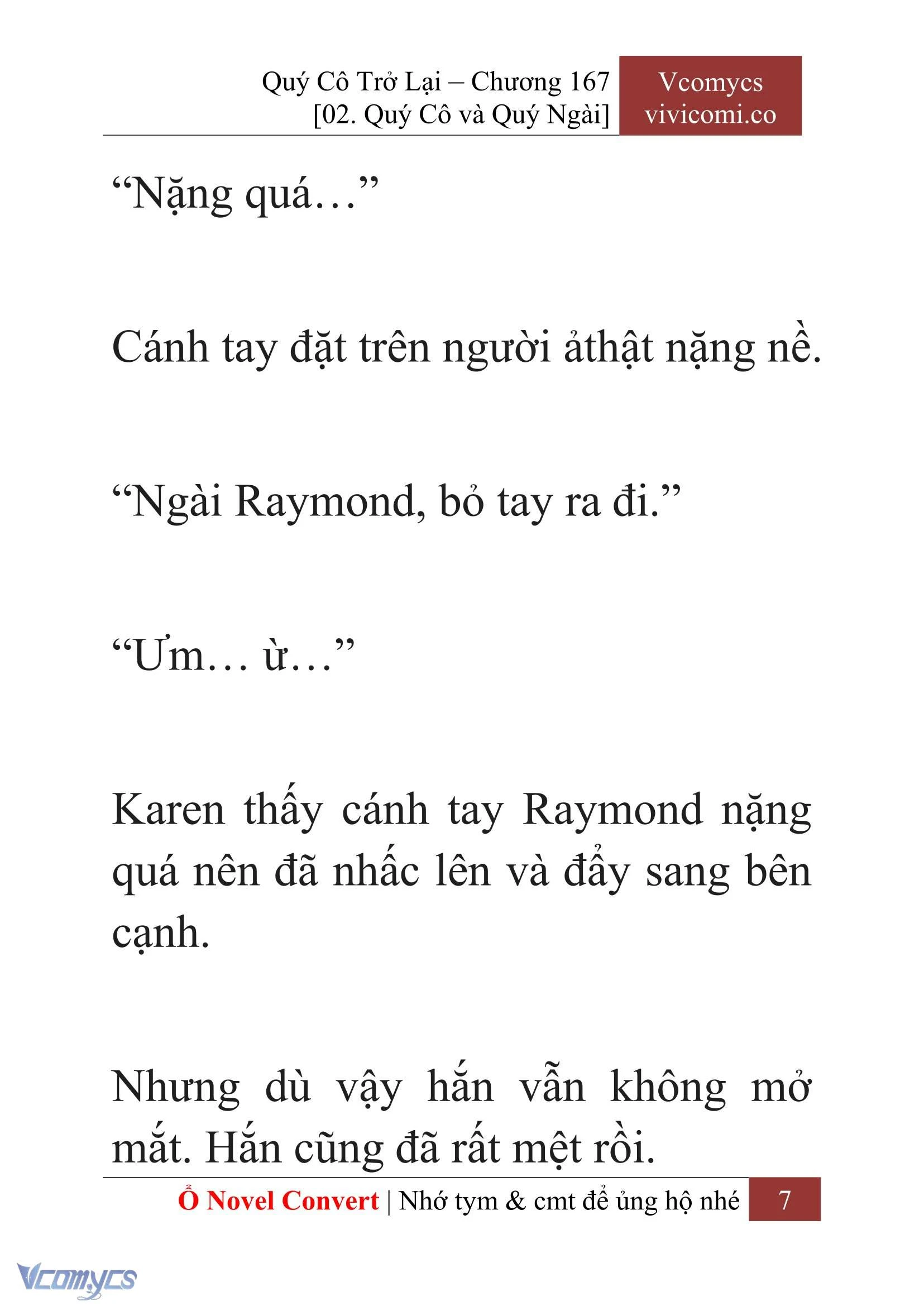[Novel] Quý Cô Trở Lại Chapter  167 - 9
