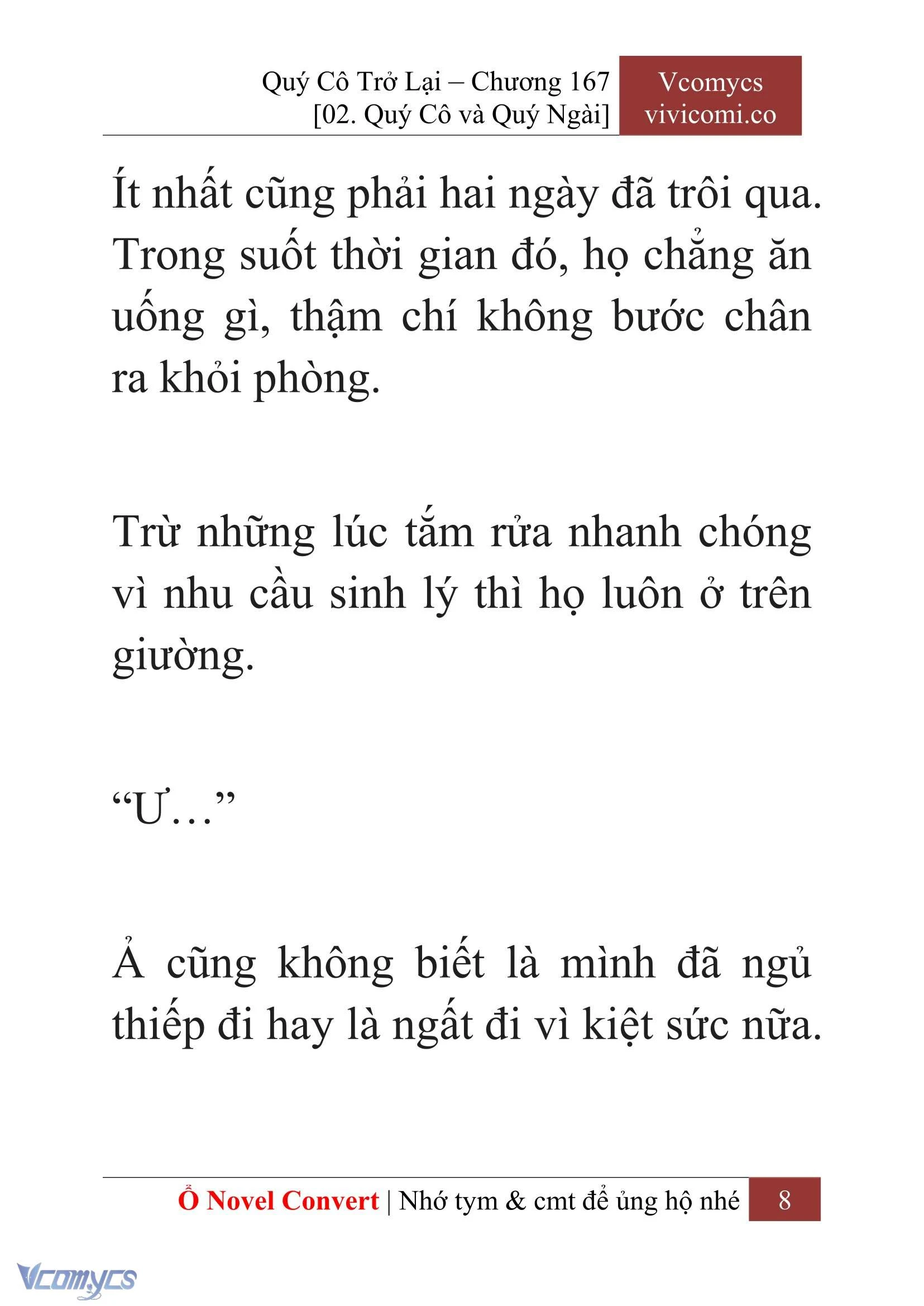 [Novel] Quý Cô Trở Lại Chapter  167 - 10