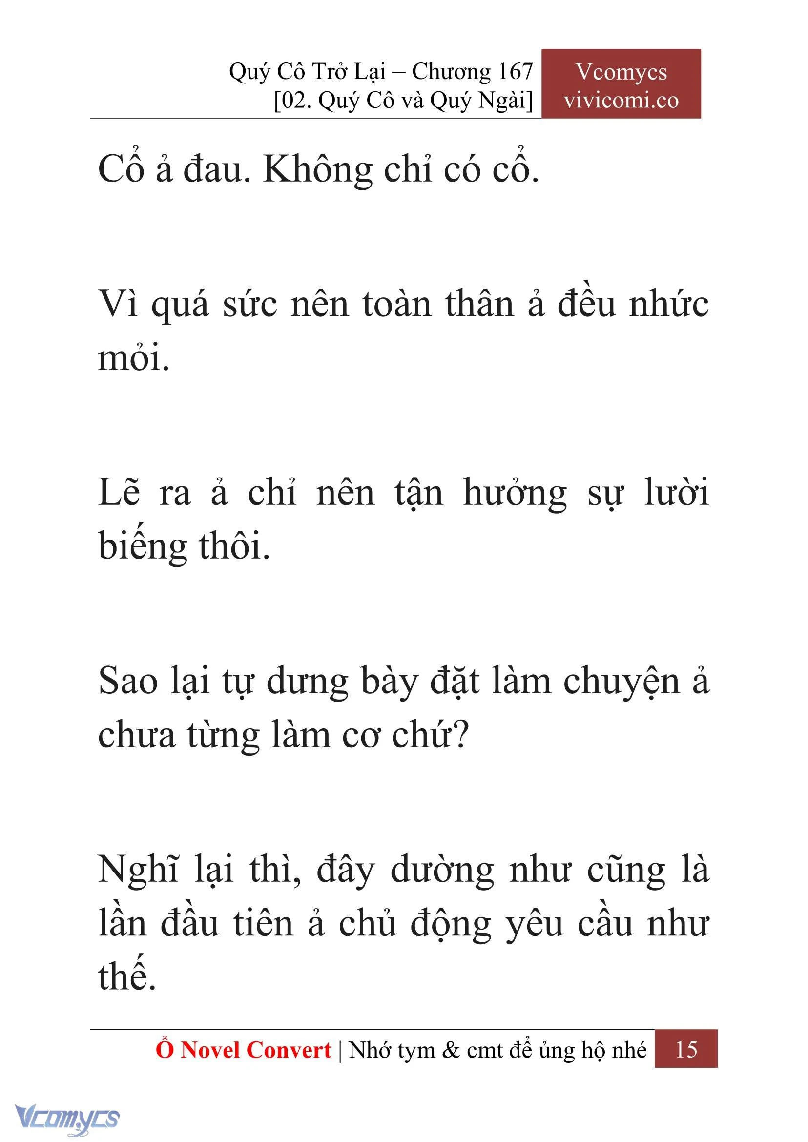 [Novel] Quý Cô Trở Lại Chapter  167 - 17