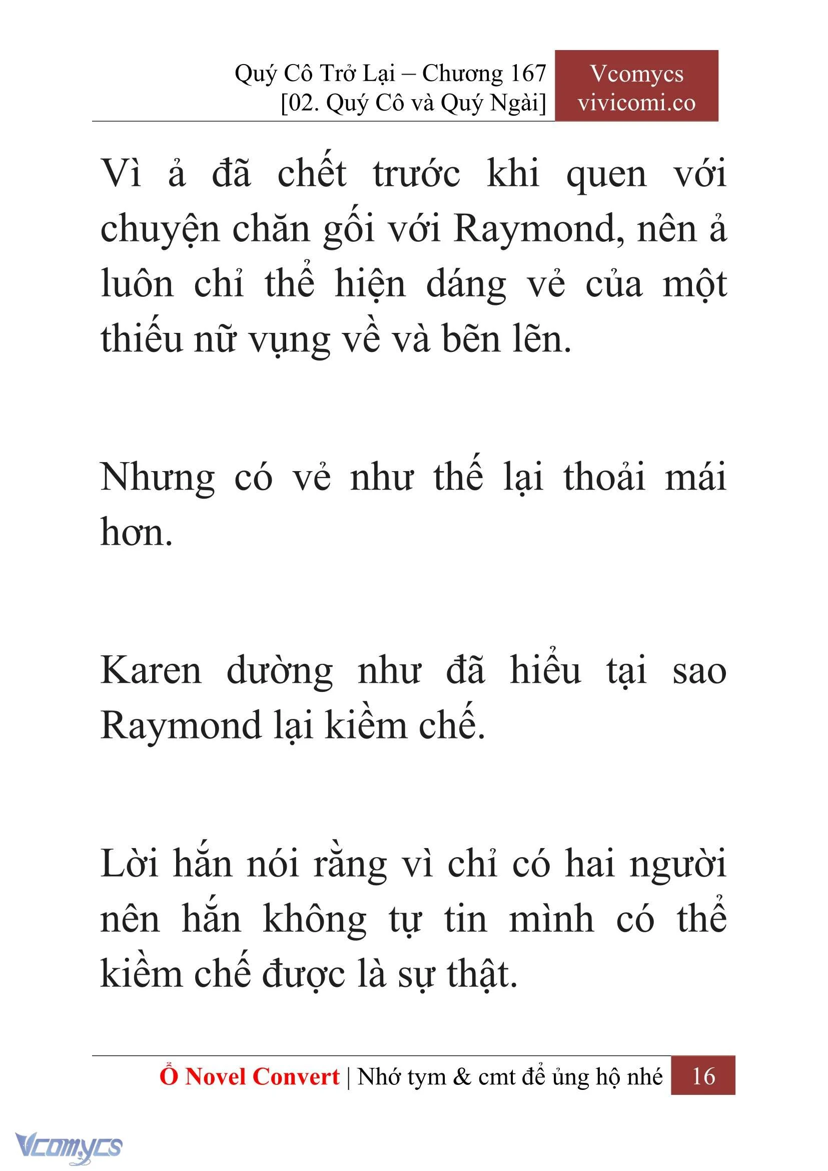 [Novel] Quý Cô Trở Lại Chapter  167 - 18