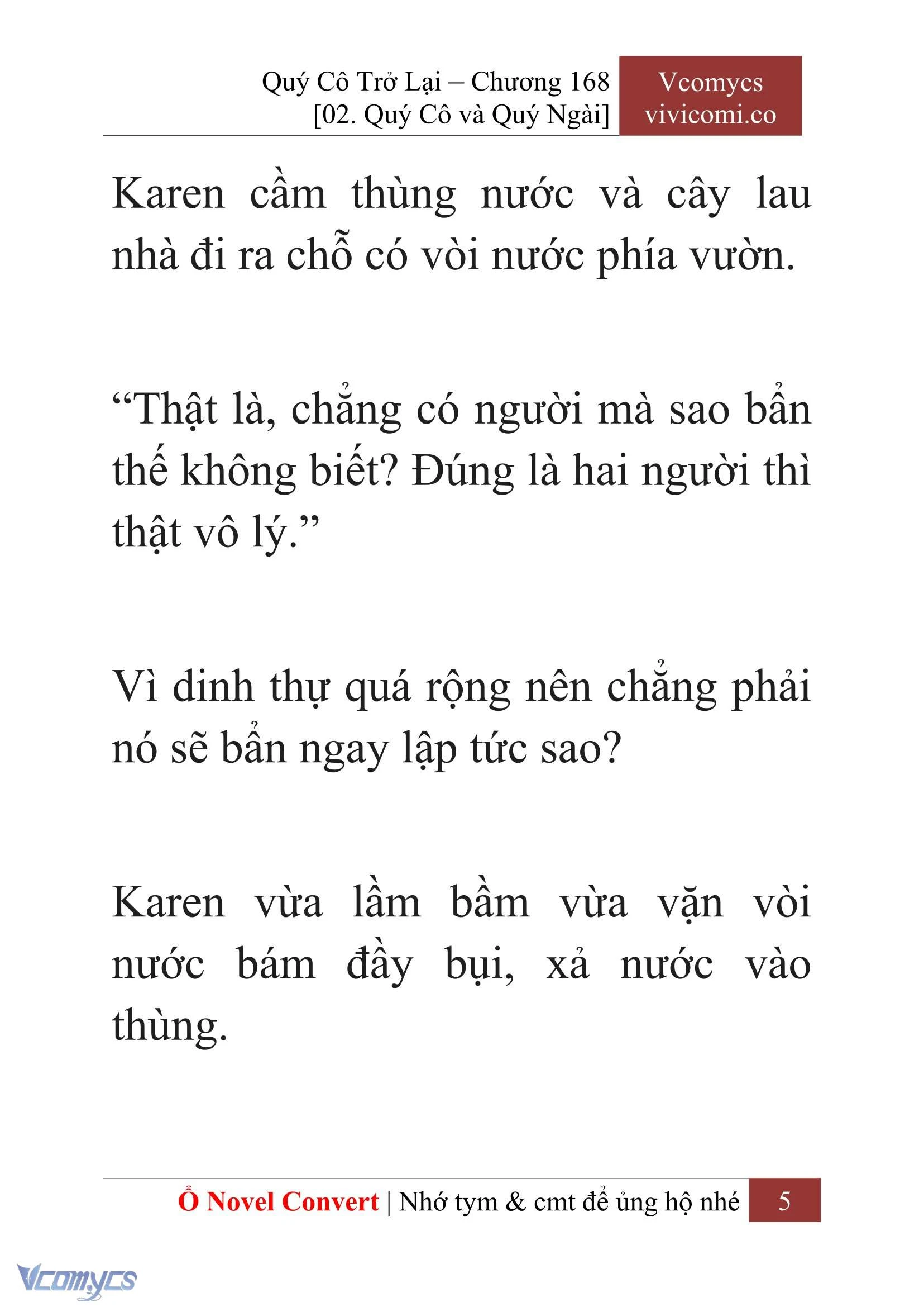 [Novel] Quý Cô Trở Lại Chapter  168 - 7