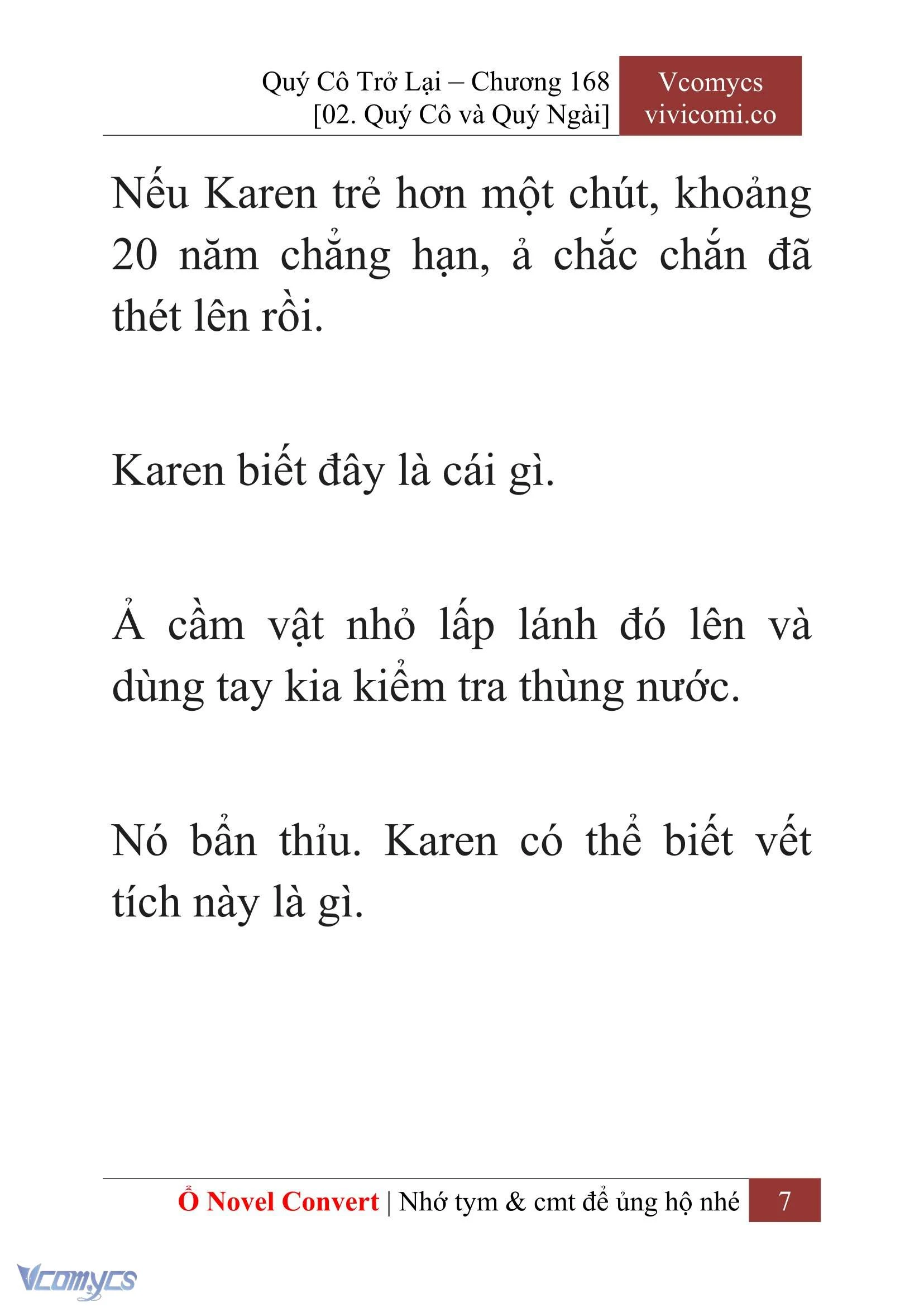 [Novel] Quý Cô Trở Lại Chapter  168 - 9