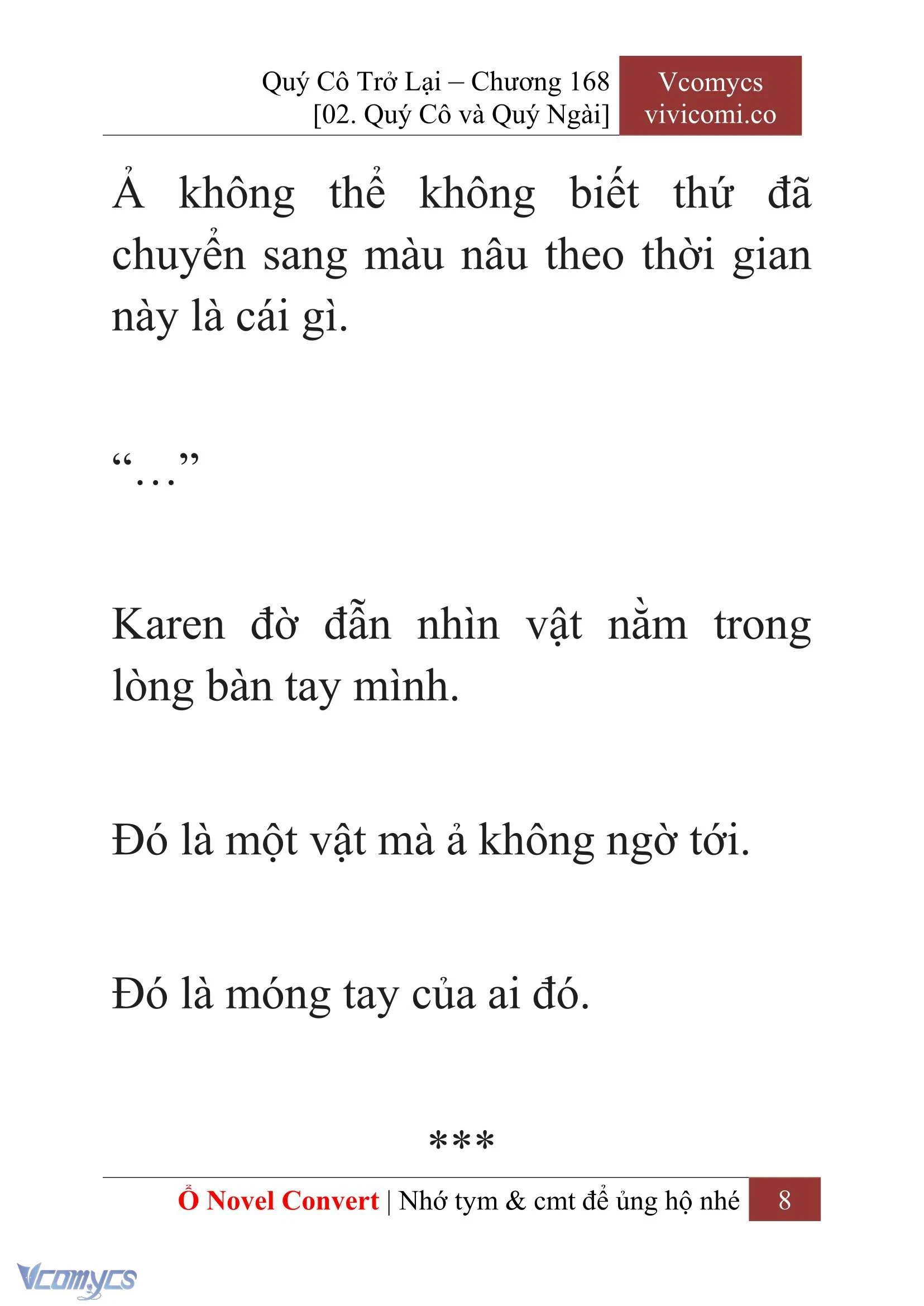 [Novel] Quý Cô Trở Lại Chapter  168 - 10