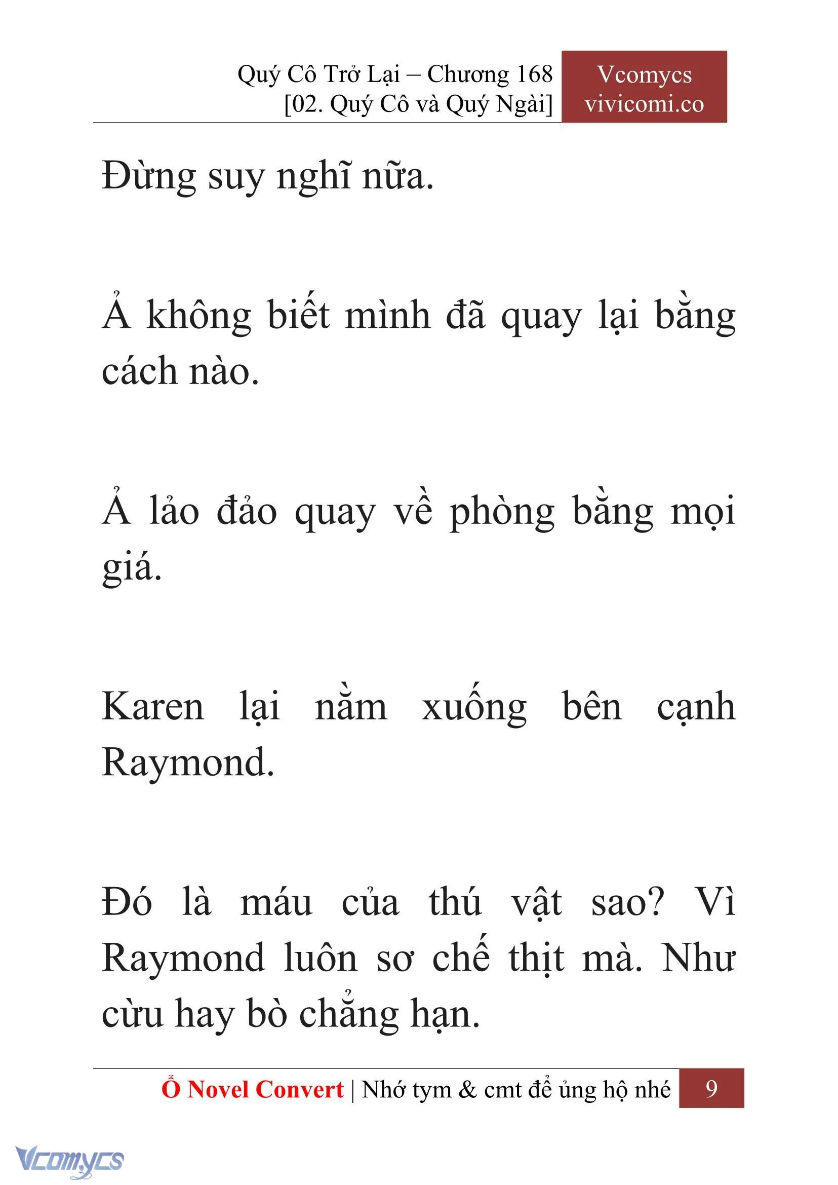 [Novel] Quý Cô Trở Lại Chapter  168 - 11
