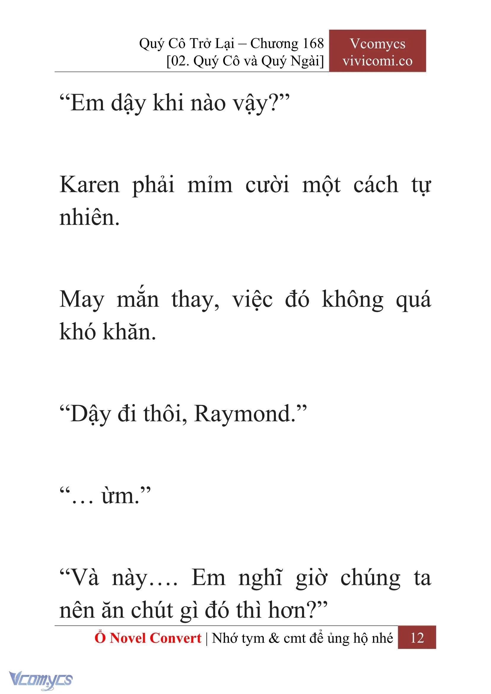 [Novel] Quý Cô Trở Lại Chapter  168 - 14