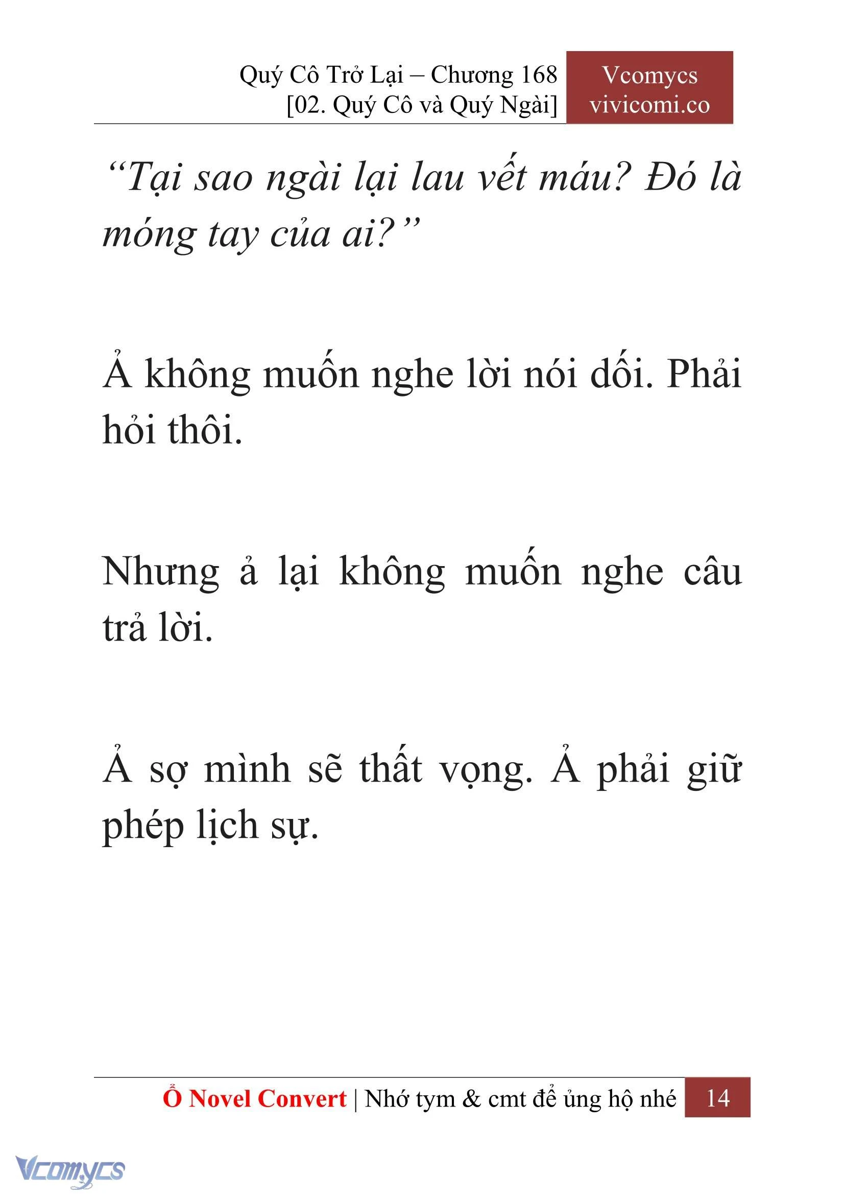 [Novel] Quý Cô Trở Lại Chapter  168 - 16
