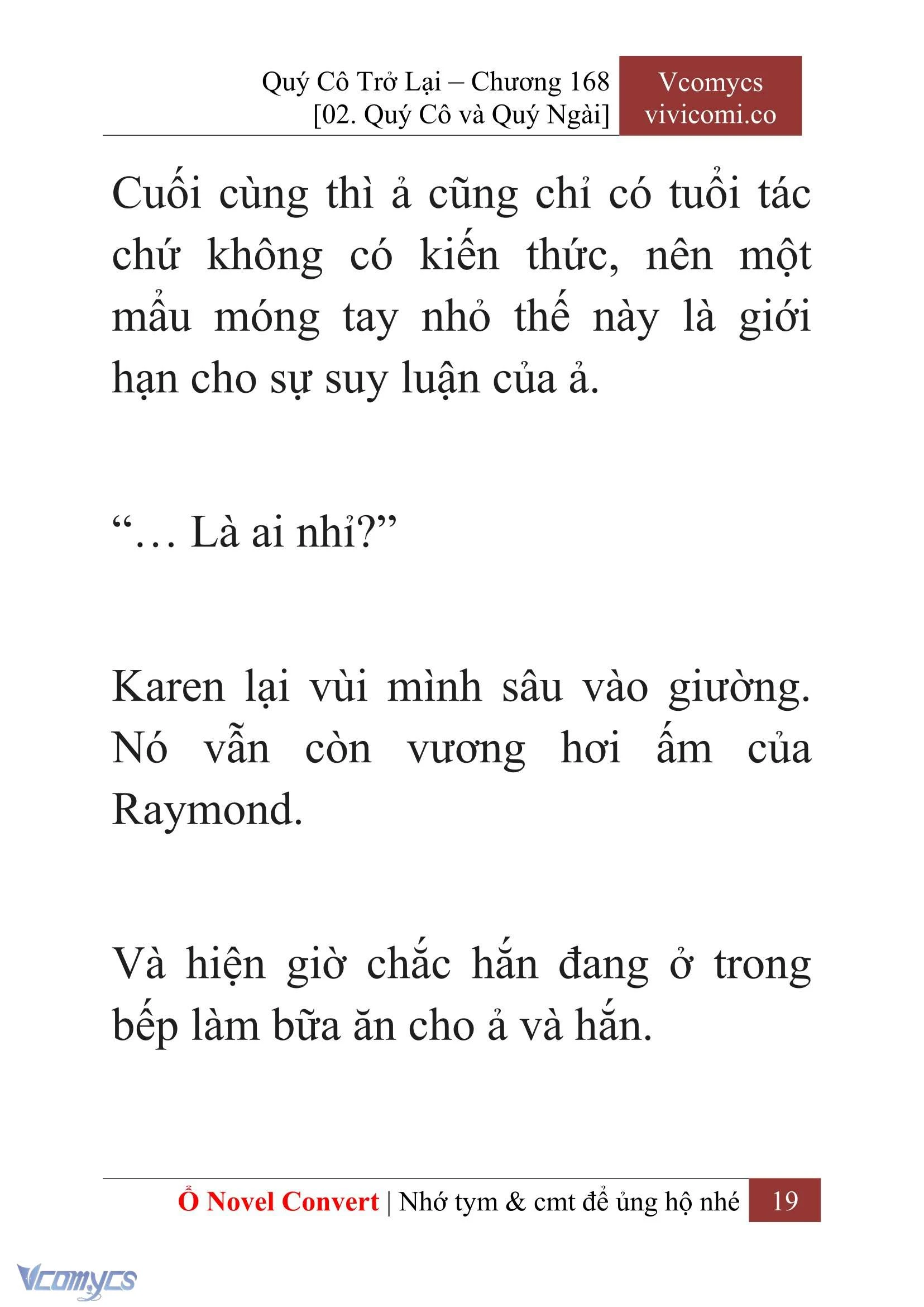 [Novel] Quý Cô Trở Lại Chapter  168 - 21