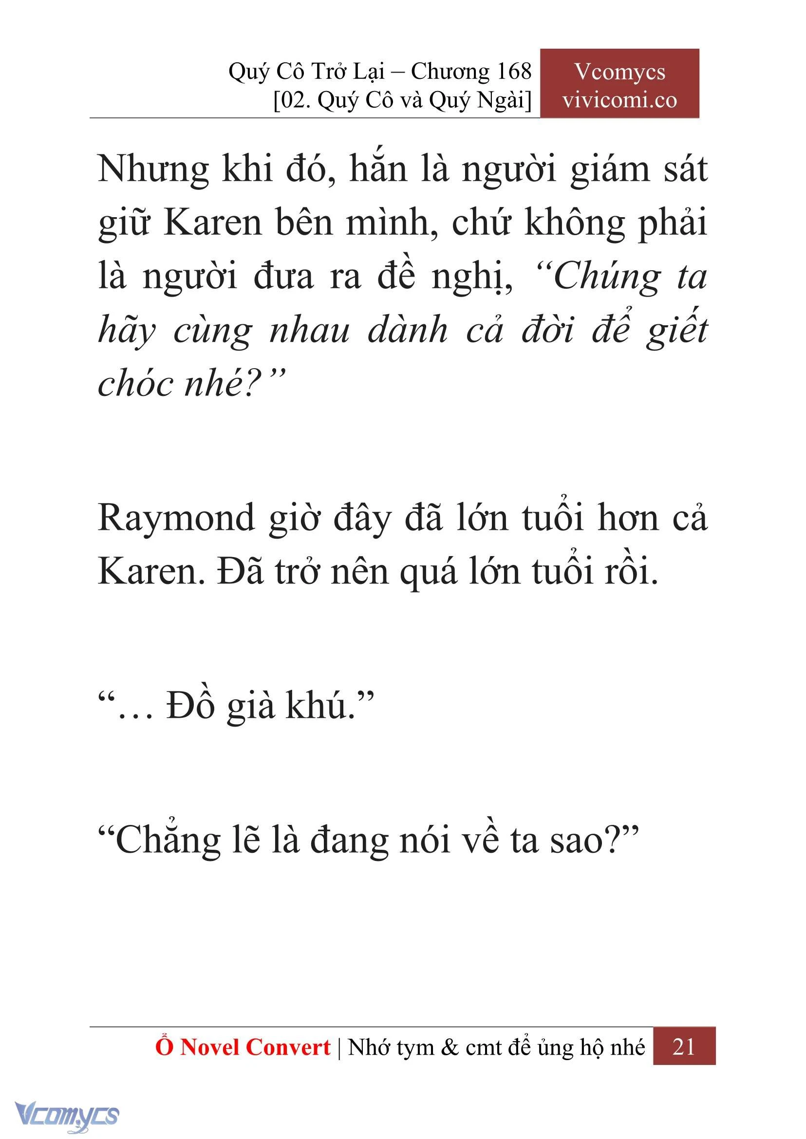 [Novel] Quý Cô Trở Lại Chapter  168 - 23