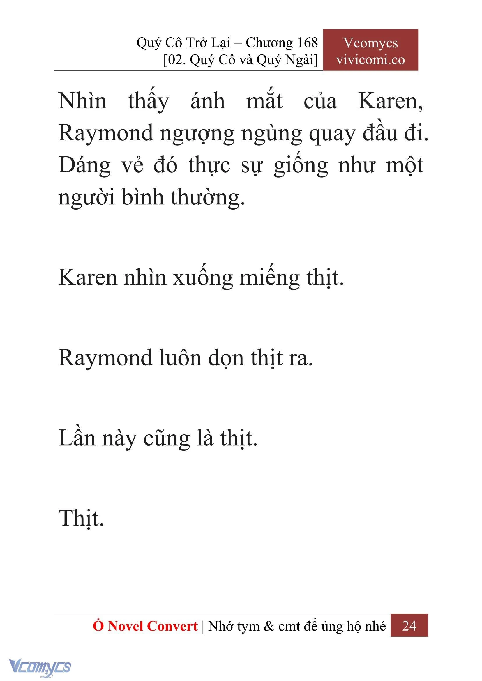 [Novel] Quý Cô Trở Lại Chapter  168 - 26