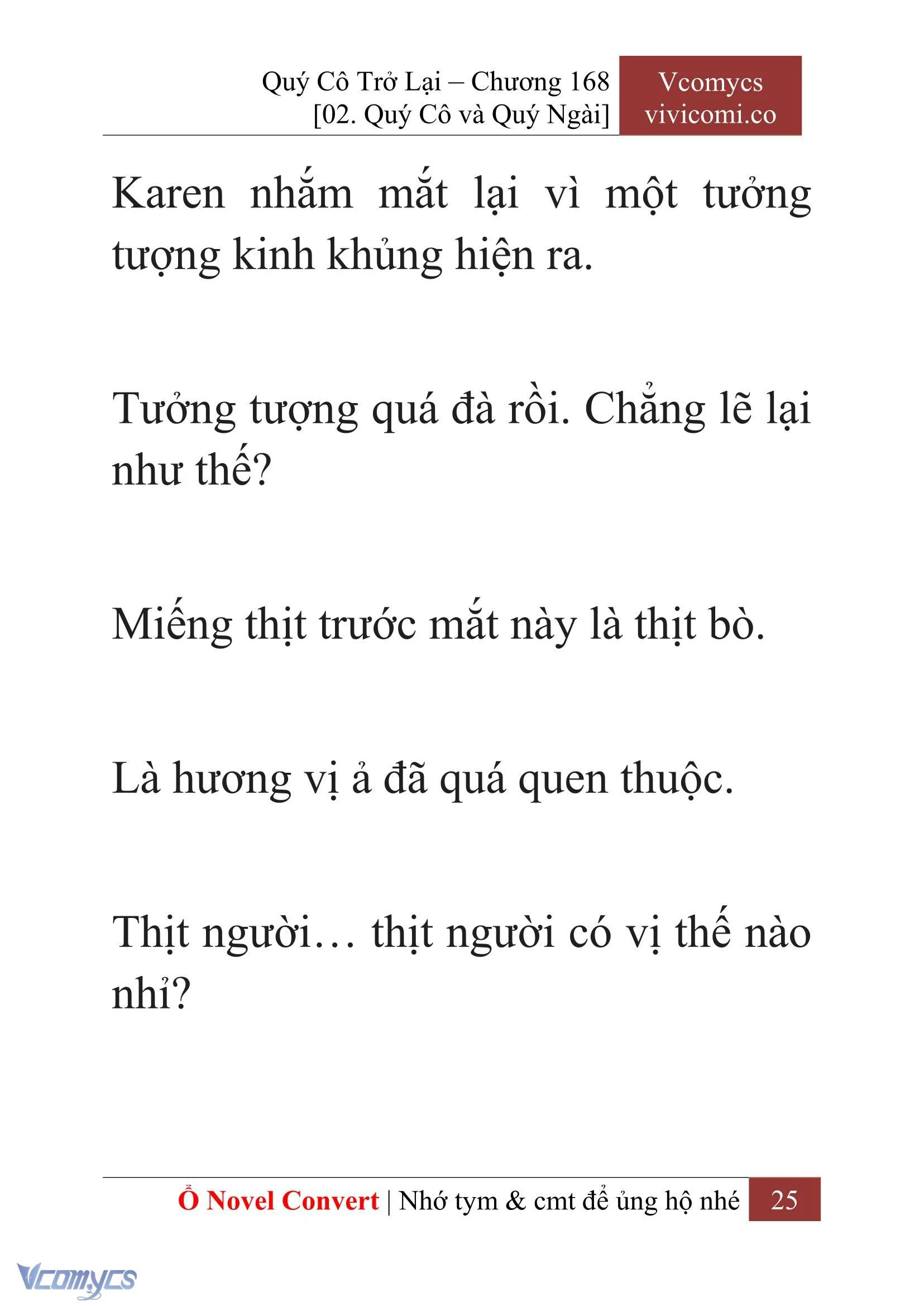 [Novel] Quý Cô Trở Lại Chapter  168 - 27