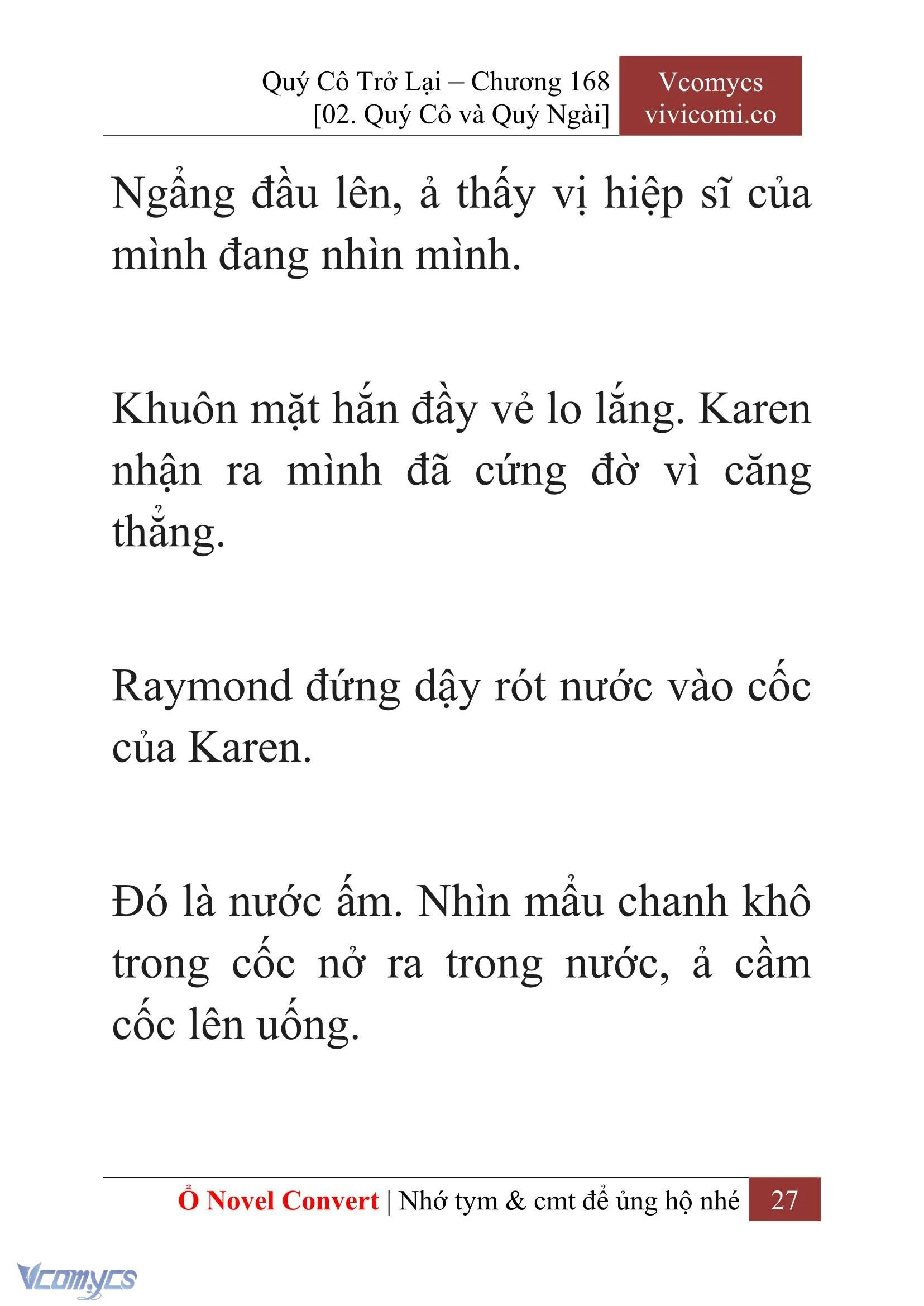 [Novel] Quý Cô Trở Lại Chapter  168 - 29