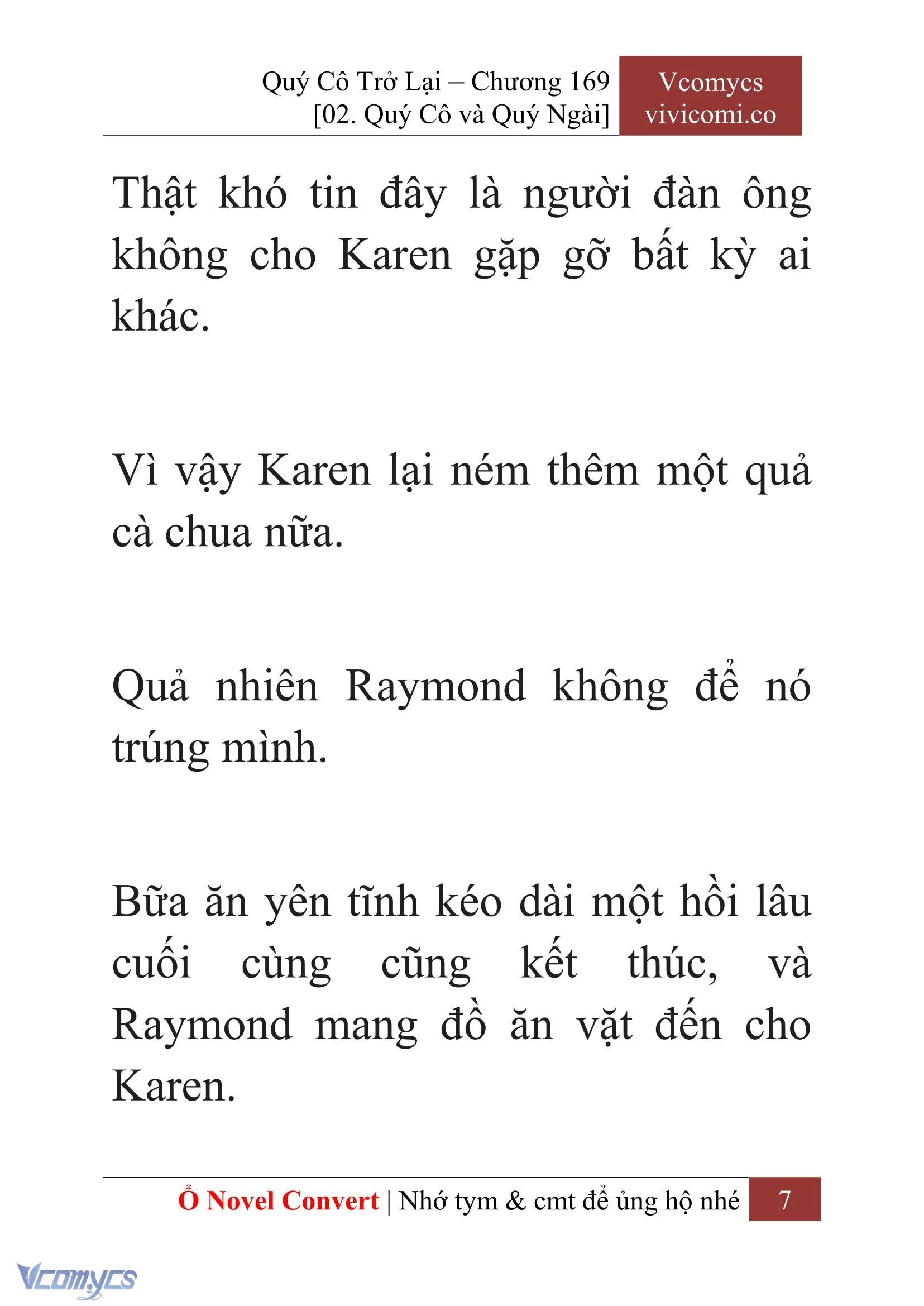 [Novel] Quý Cô Trở Lại Chapter  169 - 9