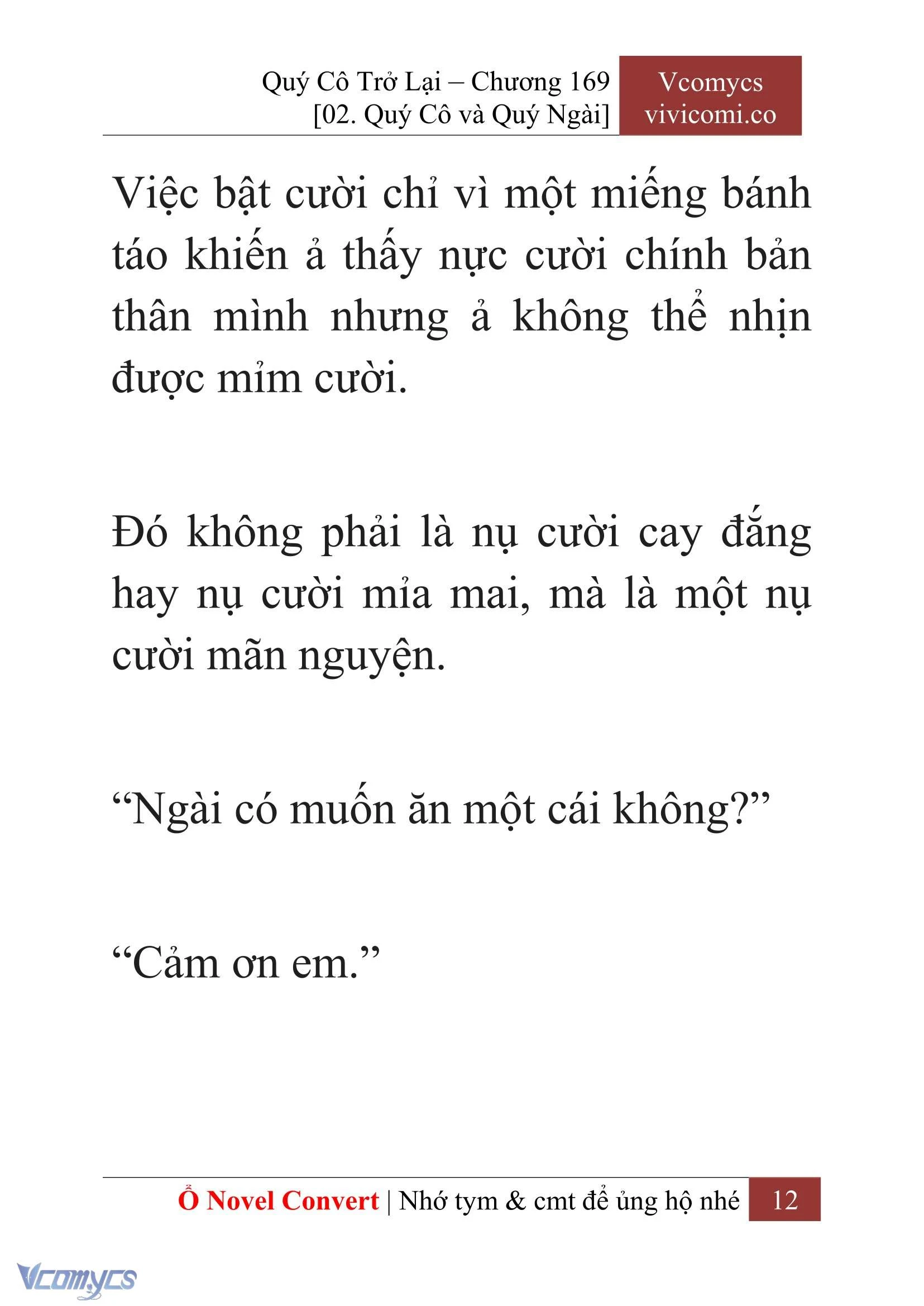 [Novel] Quý Cô Trở Lại Chapter  169 - 14