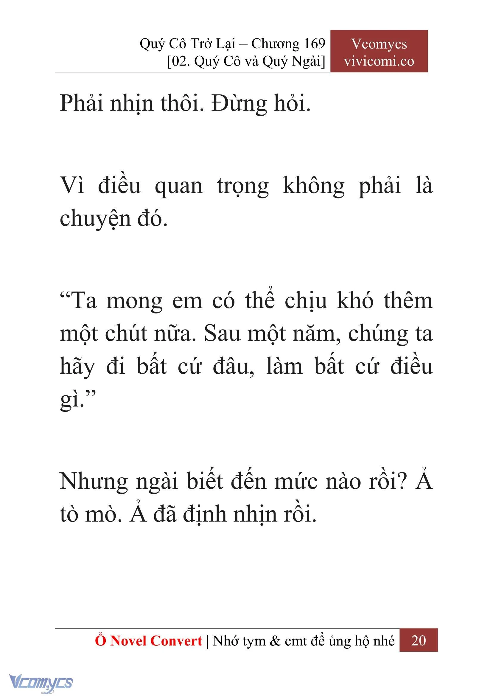 [Novel] Quý Cô Trở Lại Chapter  169 - 22